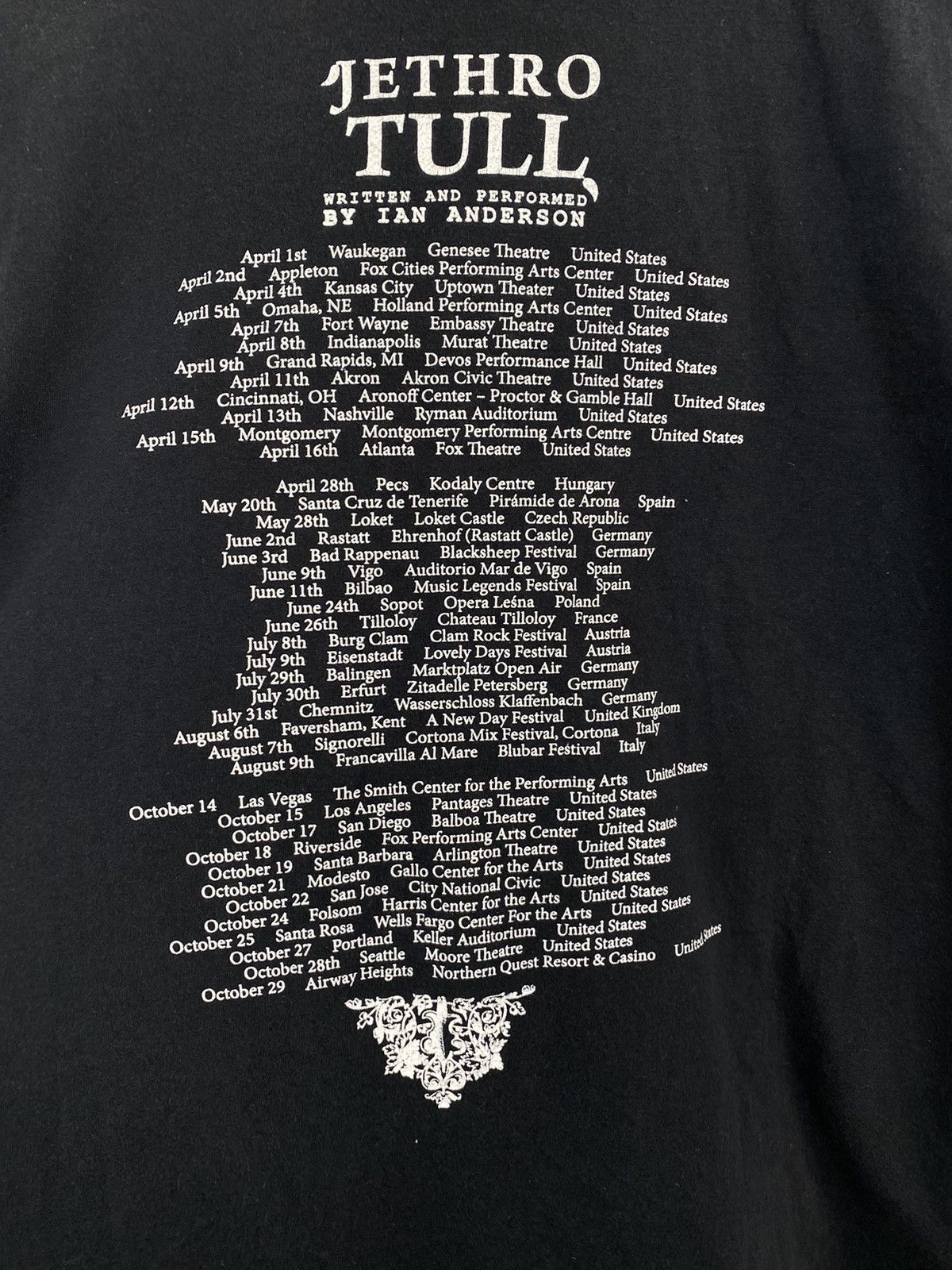 Band Tees 🇬🇧 Vintage Jethro Tull Tour Band T-Shirt Rare Retro Y2K Size US L / EU 52-54 / 3 - 6 Thumbnail