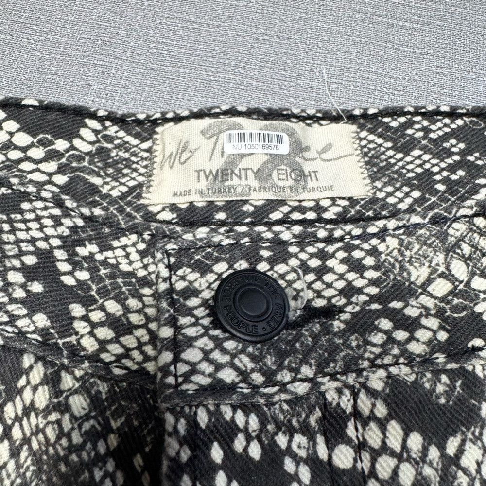Free People NWT New $108 Free People Maggie Mid-Rise Straight-Leg Print Size 28" / US 6 / IT 42 - 7 Thumbnail