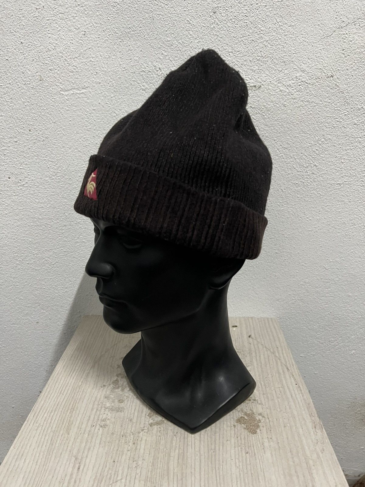 Le Coq Sportif Vintage Le Coq Sportif Big Logo Beanie Hat Size ONE SIZE - 3 Thumbnail