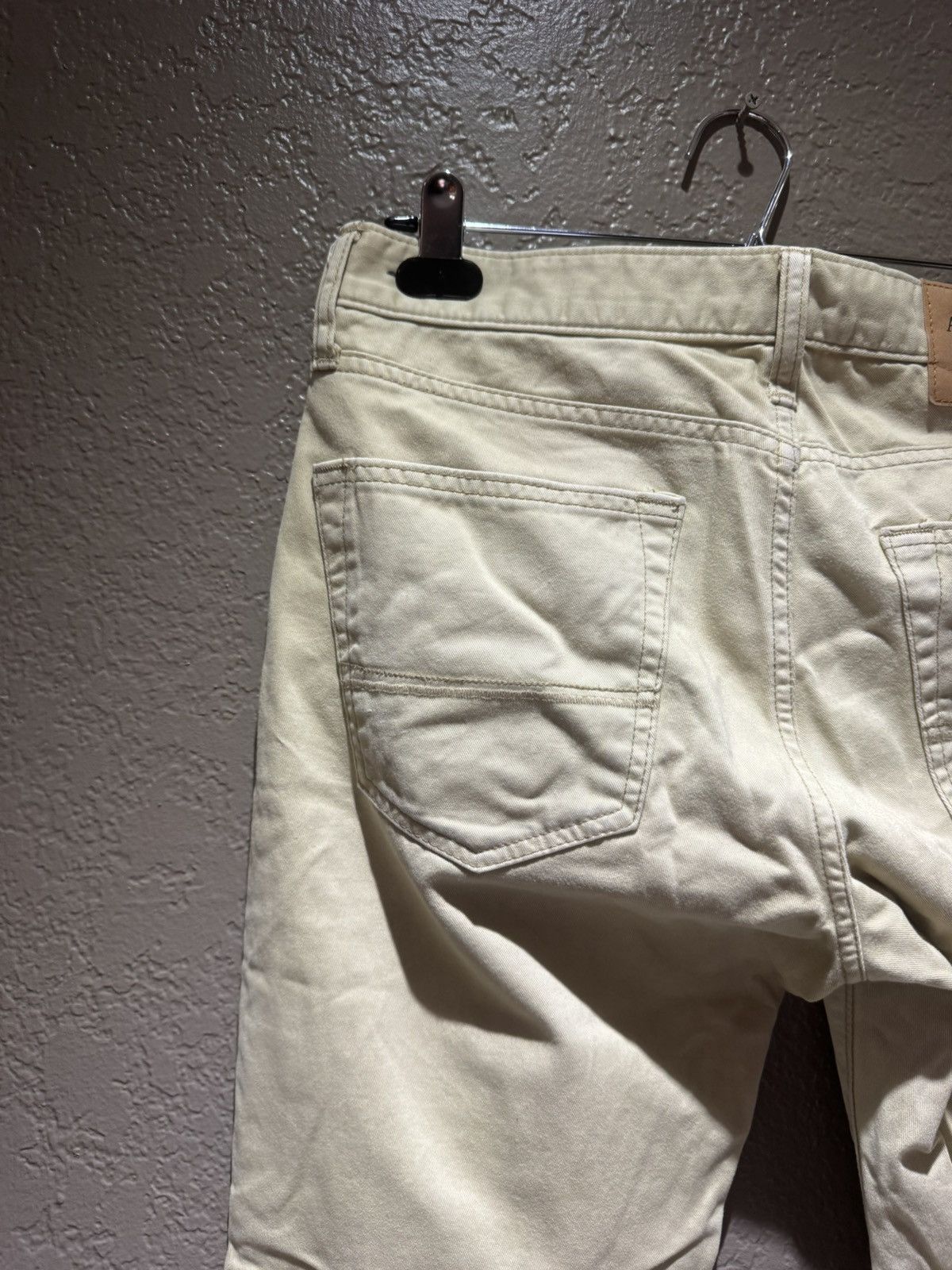 Abercrombie & Fitch 2000s Abercrombie & Fitch Tan Khaki Beige Pants 31W / 30L Size US 30 / EU 46 - 16 Thumbnail