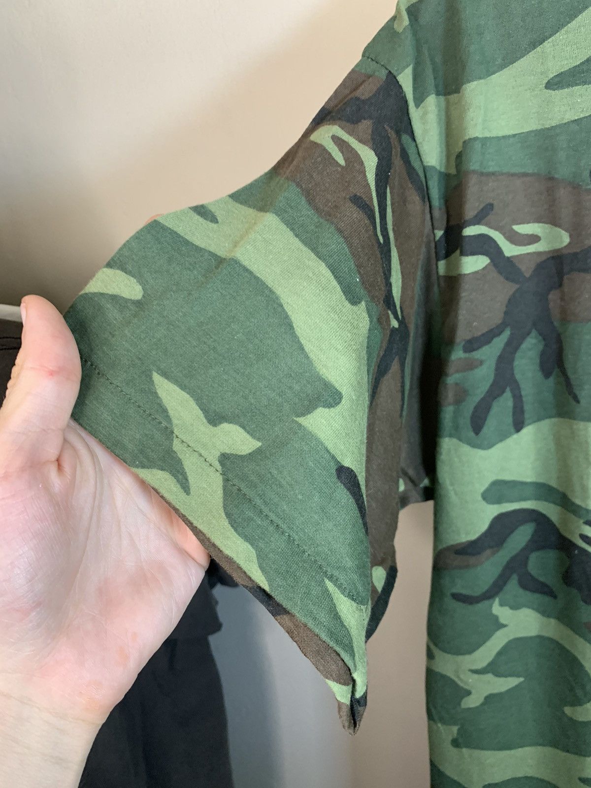 Vintage RARE* Vintage 70’s Camo Camoflage Single Stitch Pocket Shirt Size US XL / EU 56 / 4 - 4 Thumbnail