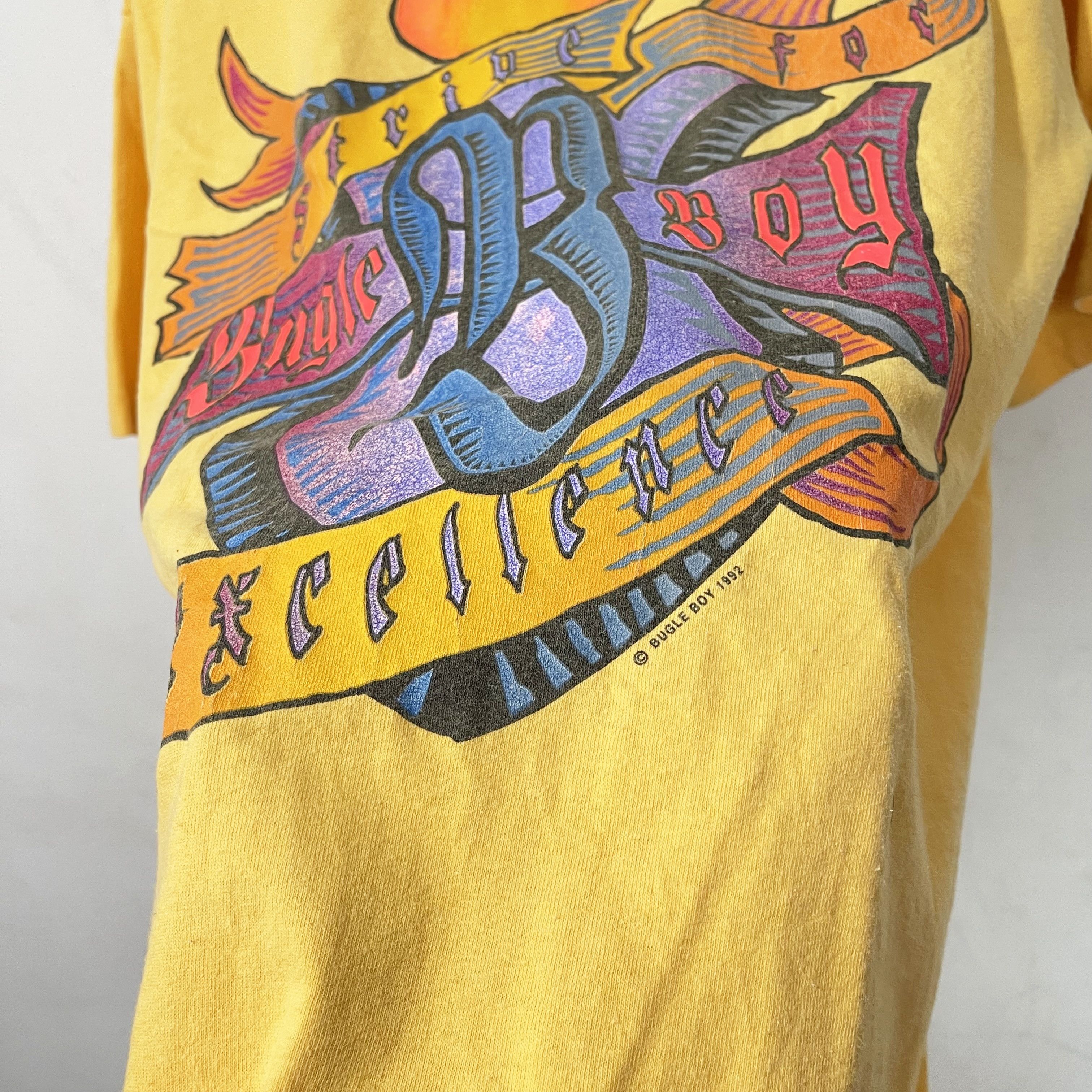 Bugle Boy Vintage 1992 Bugle Boy Surf T-Shirt Size US L / EU 52-54 / 3 - 3 Thumbnail