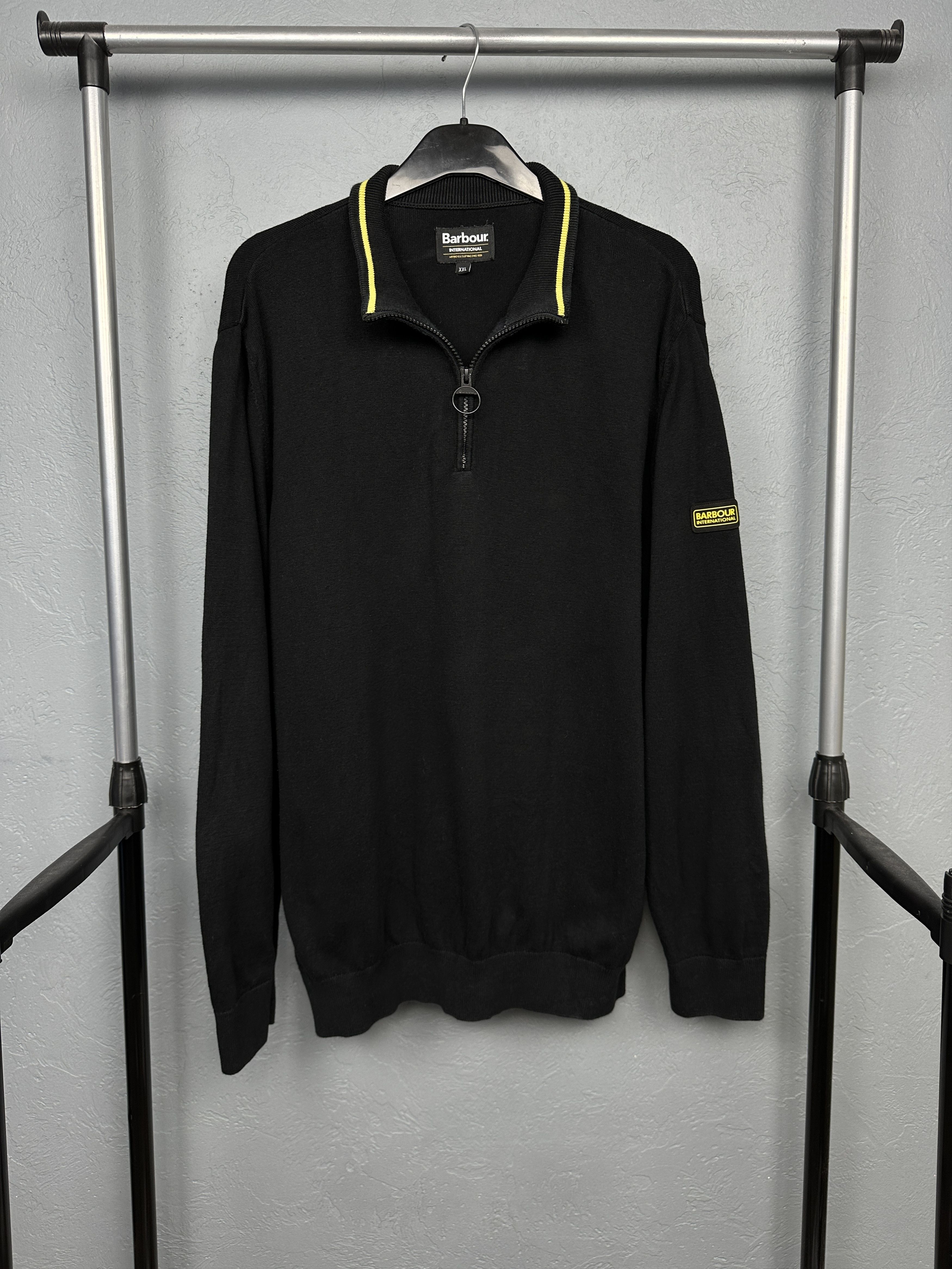 Barbour Barbour International Mens Quarter 1\4 Zip Sweatshirt Size US XXL / EU 58 / 5 - 1 Thumbnail