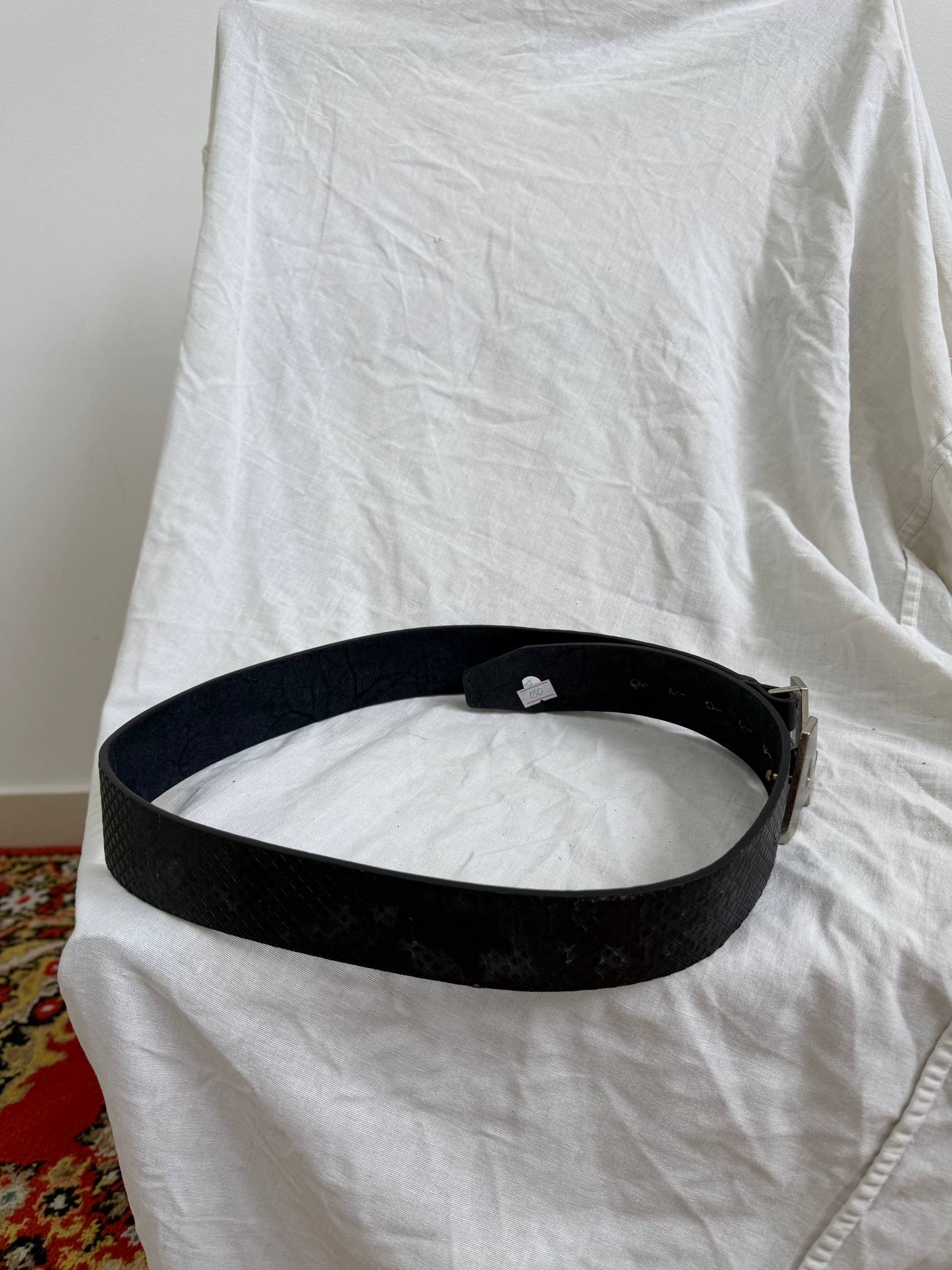 Armani Vintage Armani Jeans Big Logo Metal Logo Archive Belt Size ONE SIZE - 6 Thumbnail