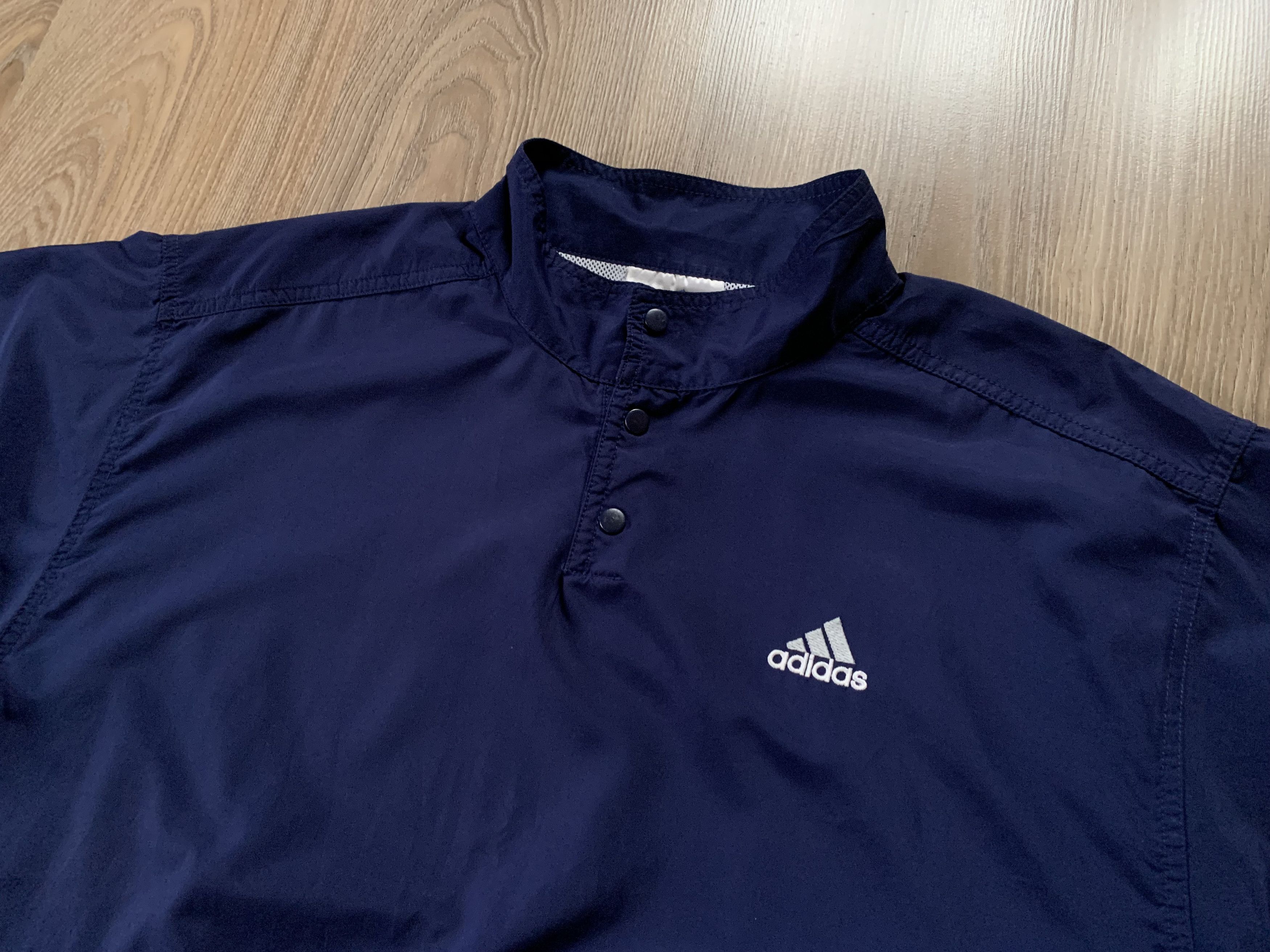 Adidas × Vintage Rare Adidas Vintage Stripe Lightweight Anorak Jacket Size US L / EU 52-54 / 3 - 2 Thumbnail