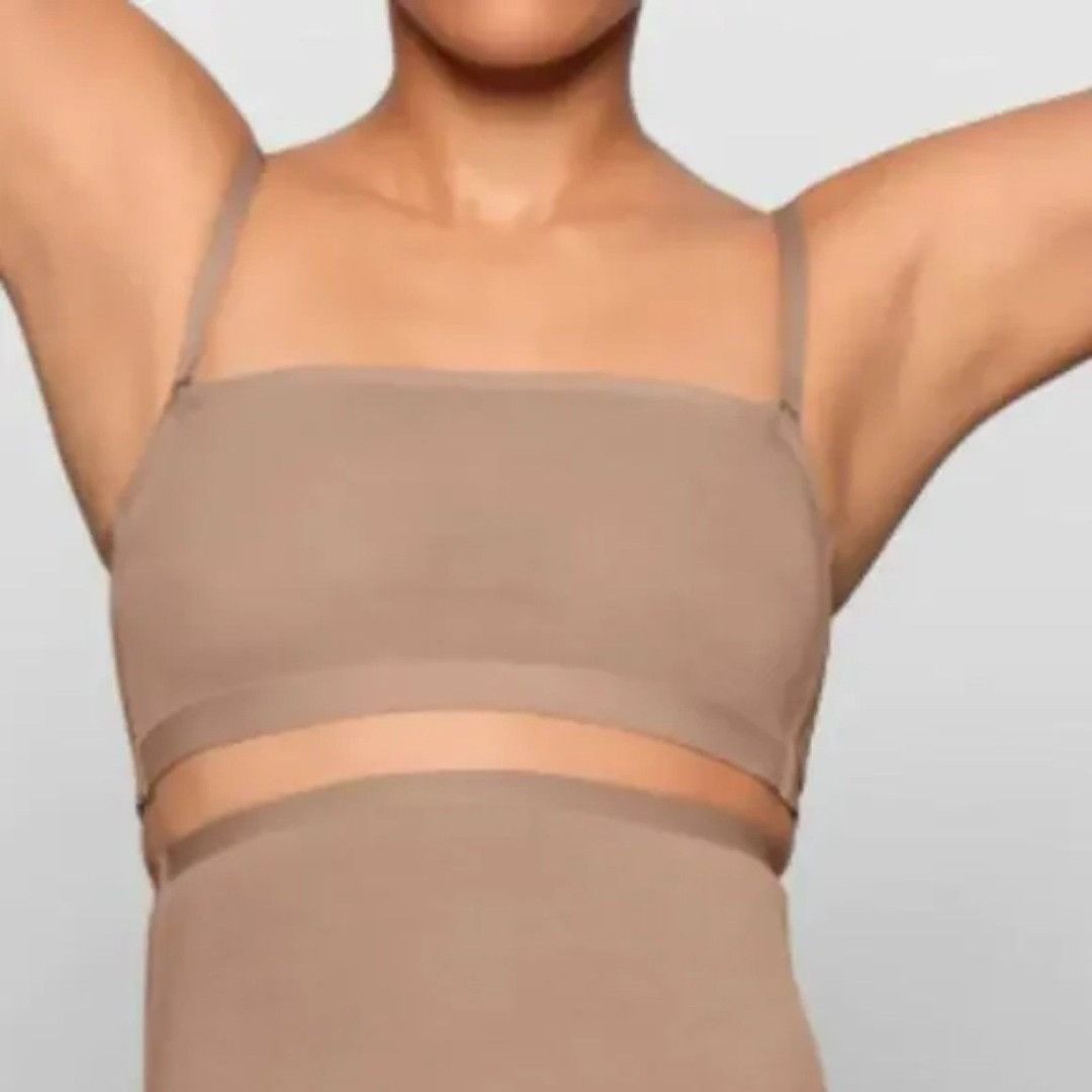 SKIMS SKIMS Sheer Sculpt Mesh Bandeau Bralette Multi-Way Adj Strap Size S / US 4 / IT 40 - 1 Thumbnail