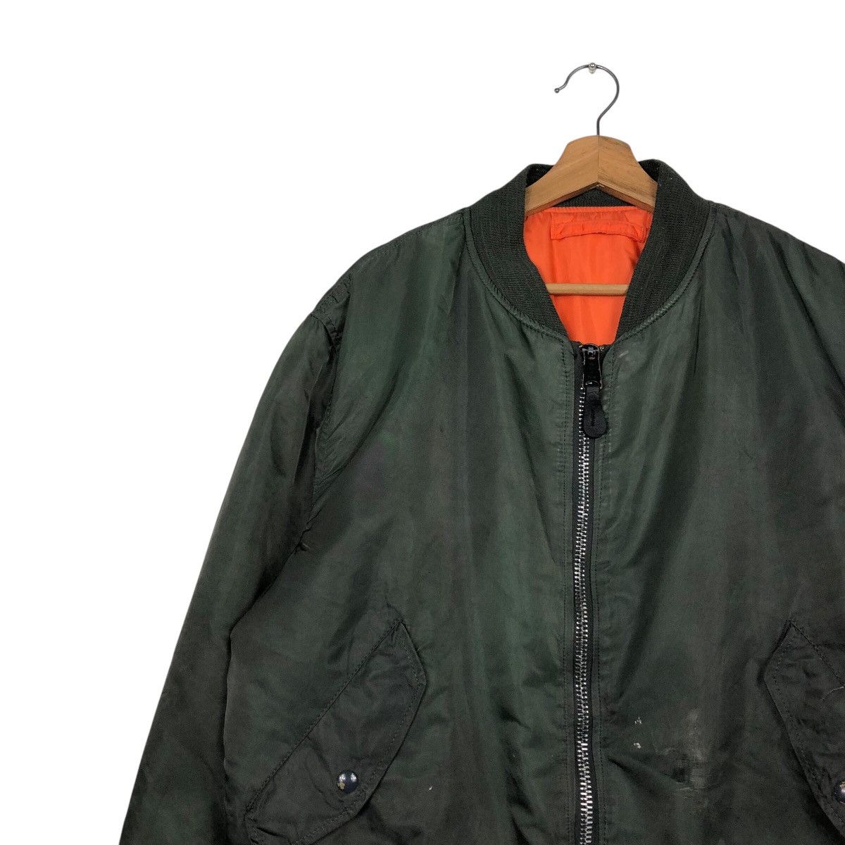 Alpha Industries 📌Vintage Reversible Bomber Jacket Ma-1 Alpha Industries Usa Size US XL / EU 56 / 4 - 8 Thumbnail