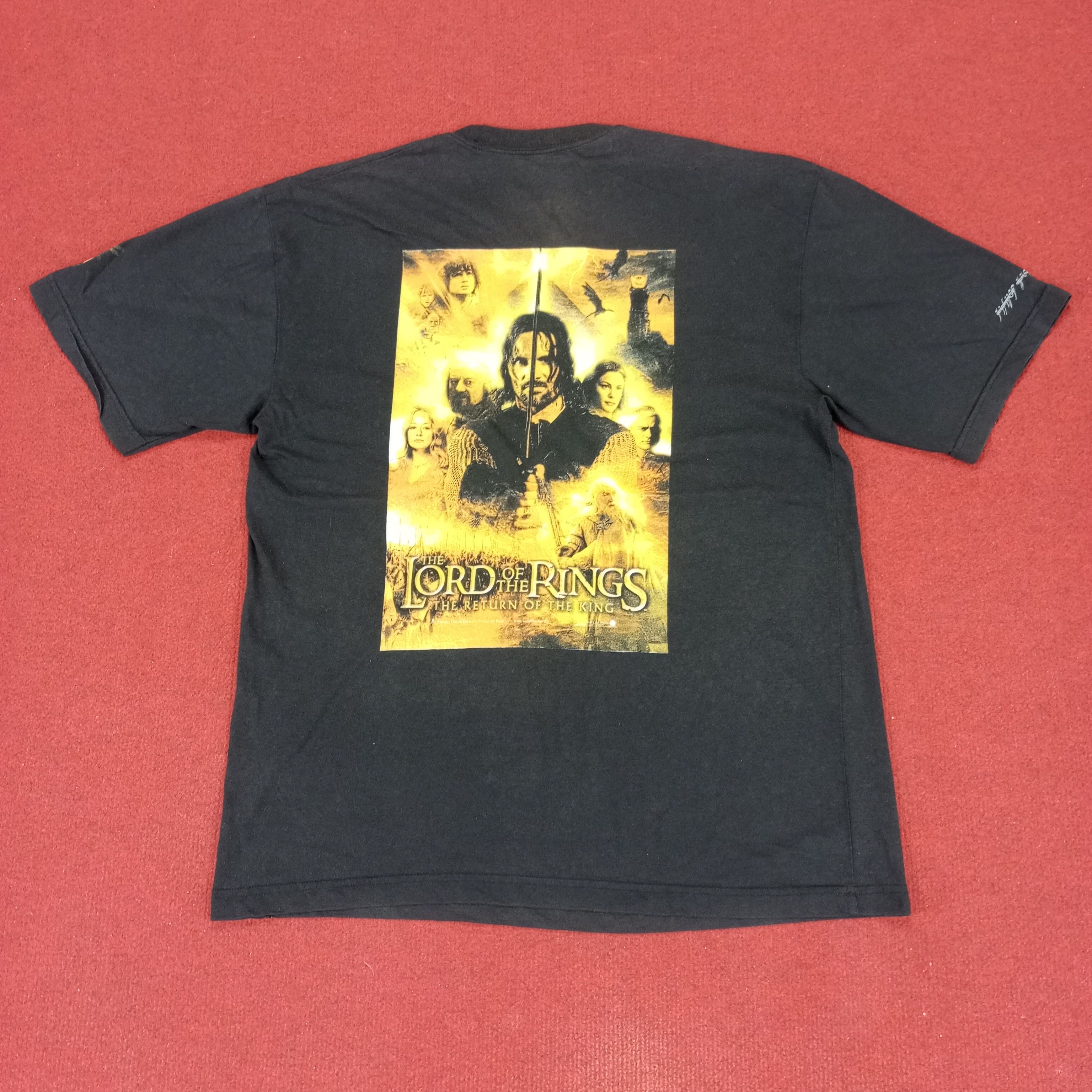 Vintage Lord Of The Rings Movie Canon Promo Style Tshirt Size US M / EU 48-50 / 2 - 1 Thumbnail