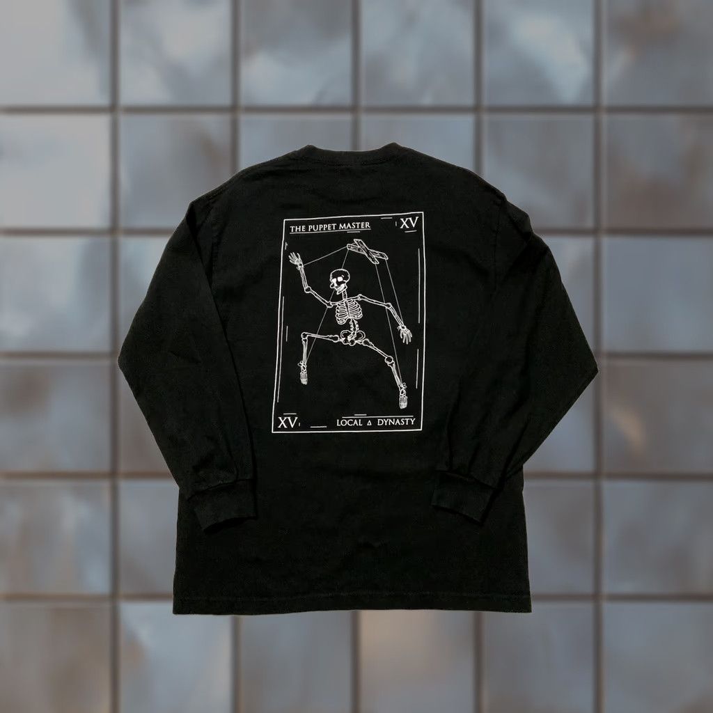 Vintage The Puppet Master Local Dynasty Skull Skeleton Graphic L/S Crewneck T-Shirt Sz.M Mens Black Skull L/S Crewneck T-Shirt M Size US M / EU 48-50 / 2 - 1 Thumbnail