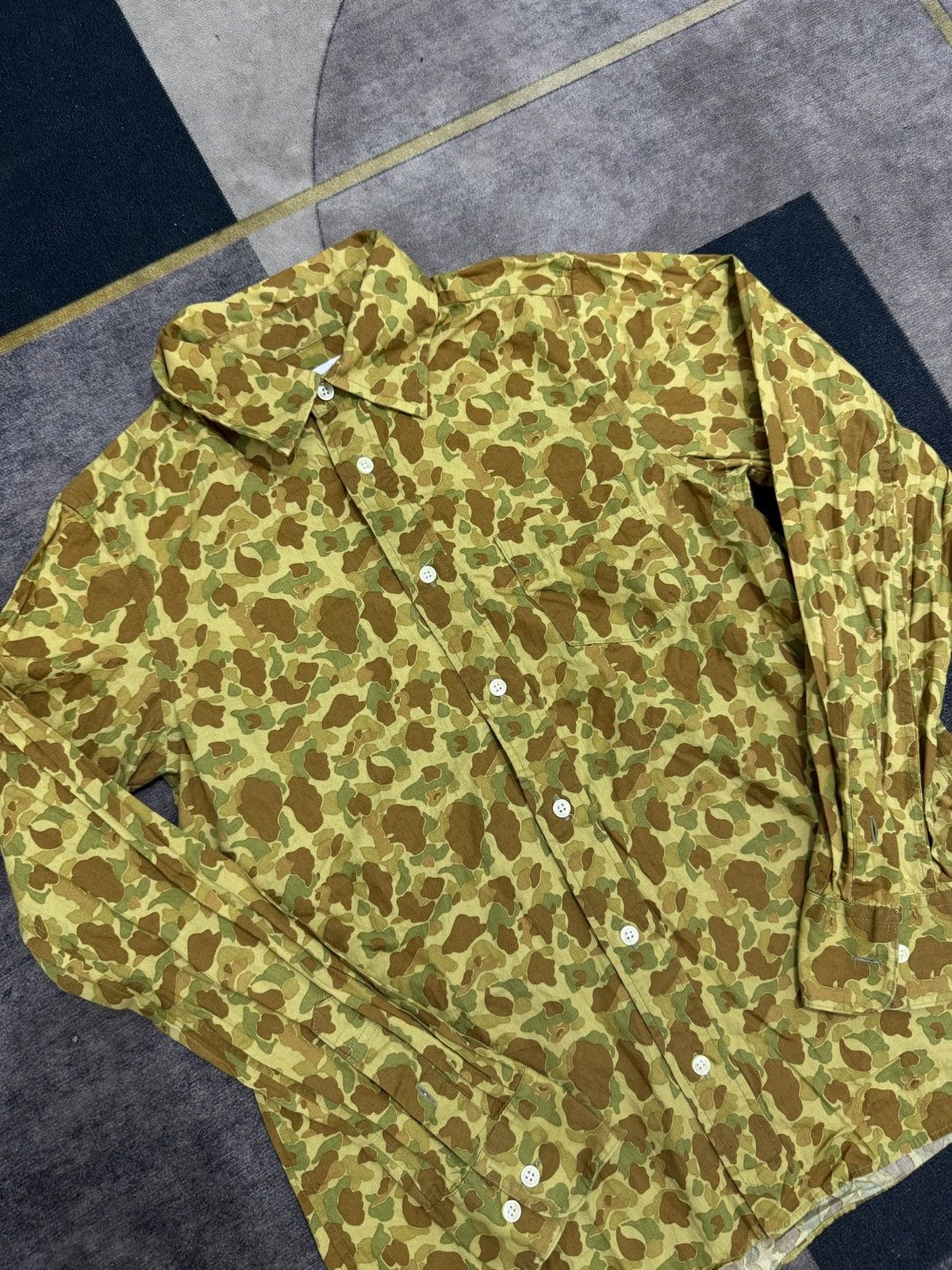 Hysteric Glamour BEAMSBOY CAMO JAPAN SHIRT Size US M / EU 48-50 / 2 - 2 Thumbnail