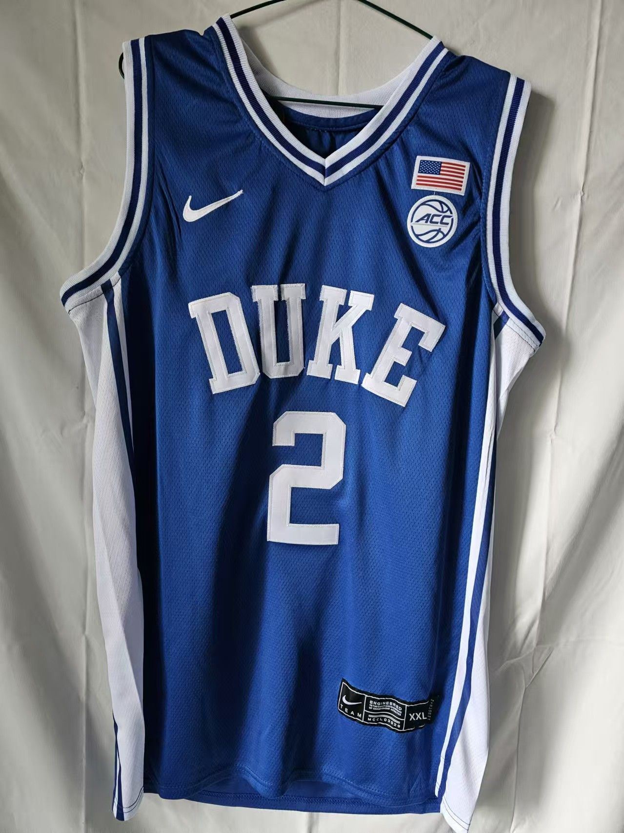 NCAA Duke #2 Cooper Flagg Jersey Home Size US XXL / EU 58 / 5 - 1 Thumbnail