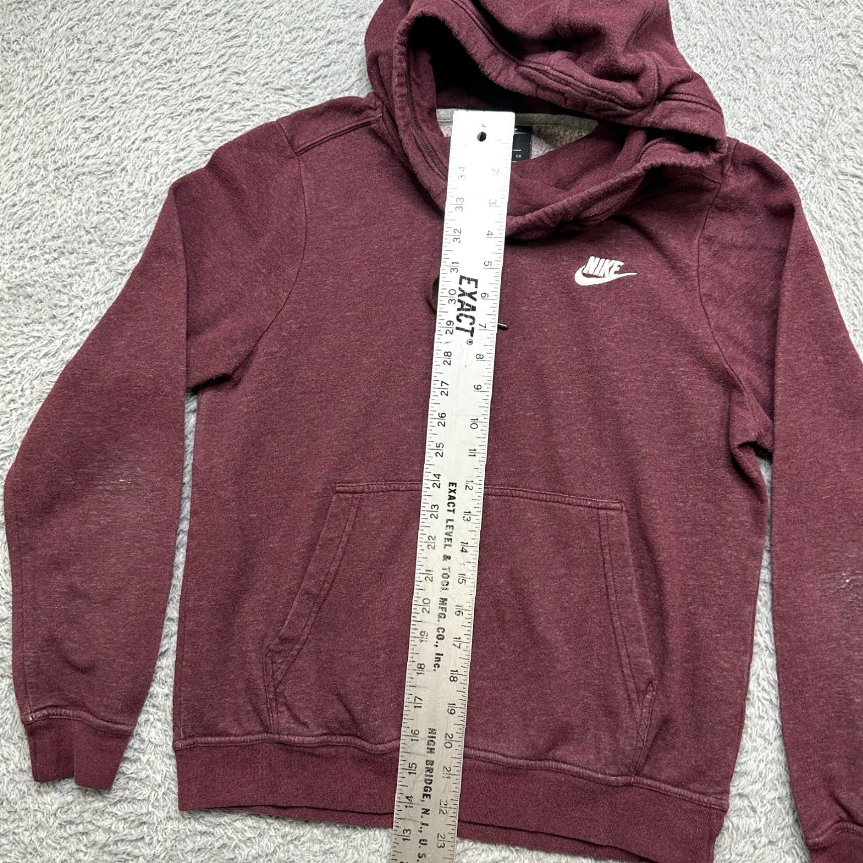 Nike Nike Sweater Mens S Hoodie Pullover Red Wool? Cotton Fleece Swoosh Casual Size US S / EU 44-46 / 1 - 7 Thumbnail