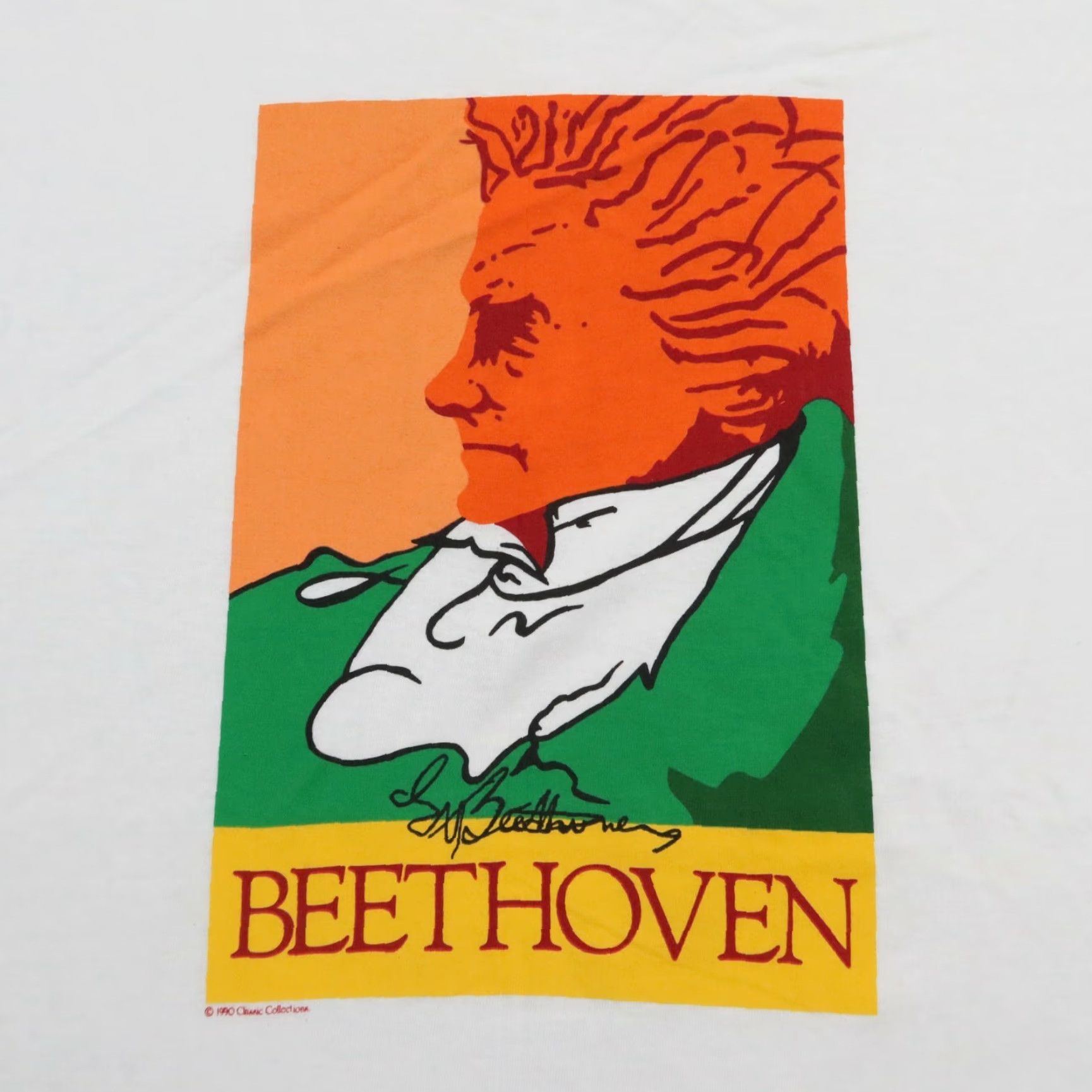 Vintage Vintage Oneita Beethoven Shirt XXL Men White 90s Size US XXL / EU 58 / 5 - 3 Thumbnail