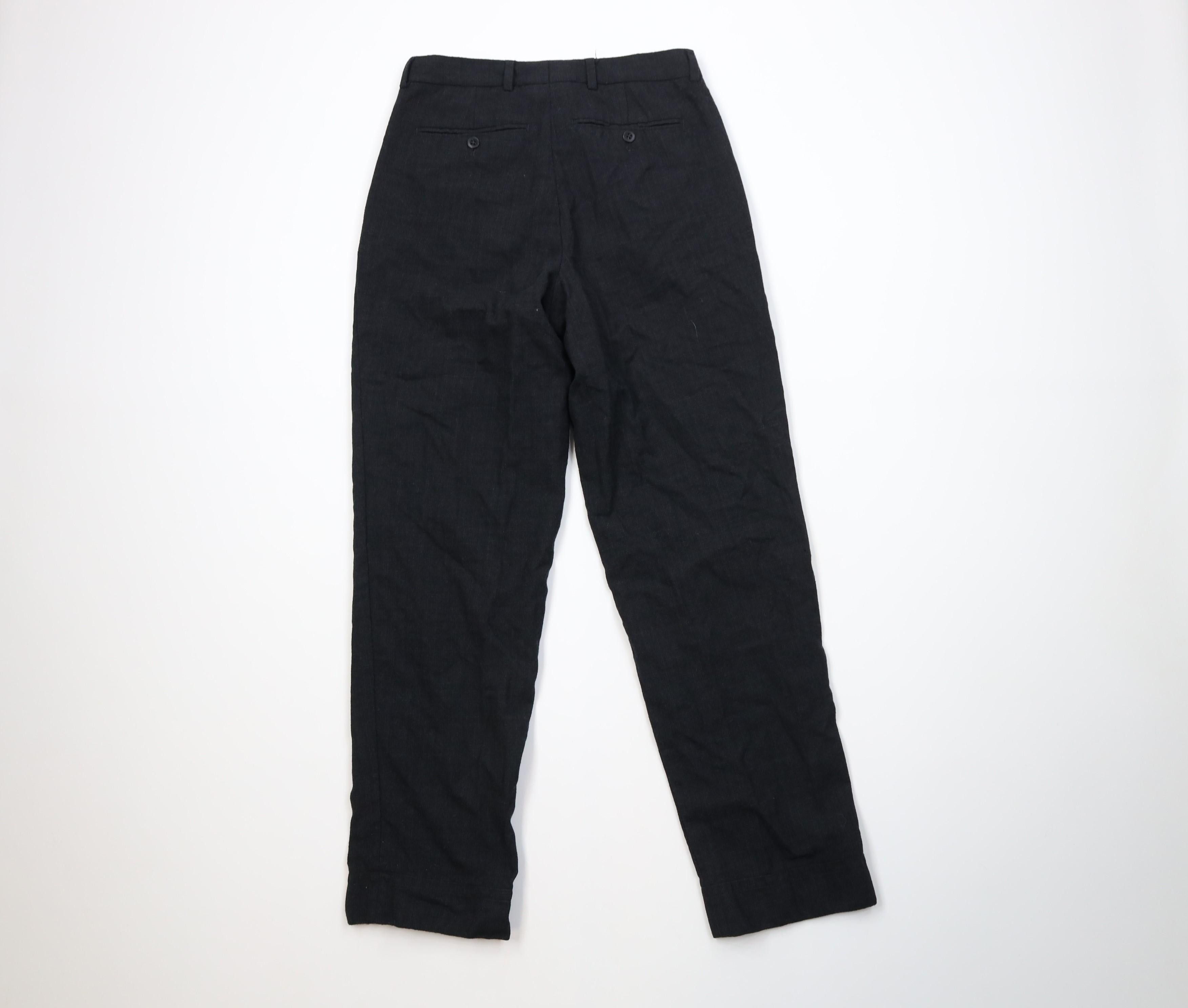 Vintage Vintage 90s Streetwear Straight Leg Chino Pants Dark Gray Size US 29 - 11 Thumbnail