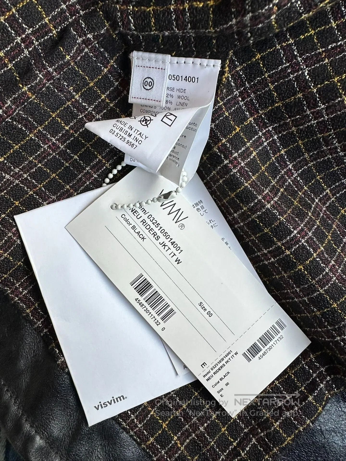 Visvim vintage black leather motorcycle jacket. Size XS / US 0-2 / IT 36-38 - 6 Thumbnail