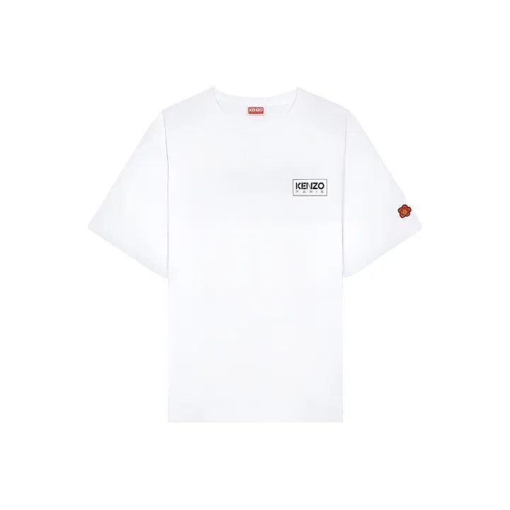 Kenzo KENZO SS22 Logo Print White Short Sleeve T-Shirt -2507 Size US M / EU 48-50 / 2 - 1 Thumbnail
