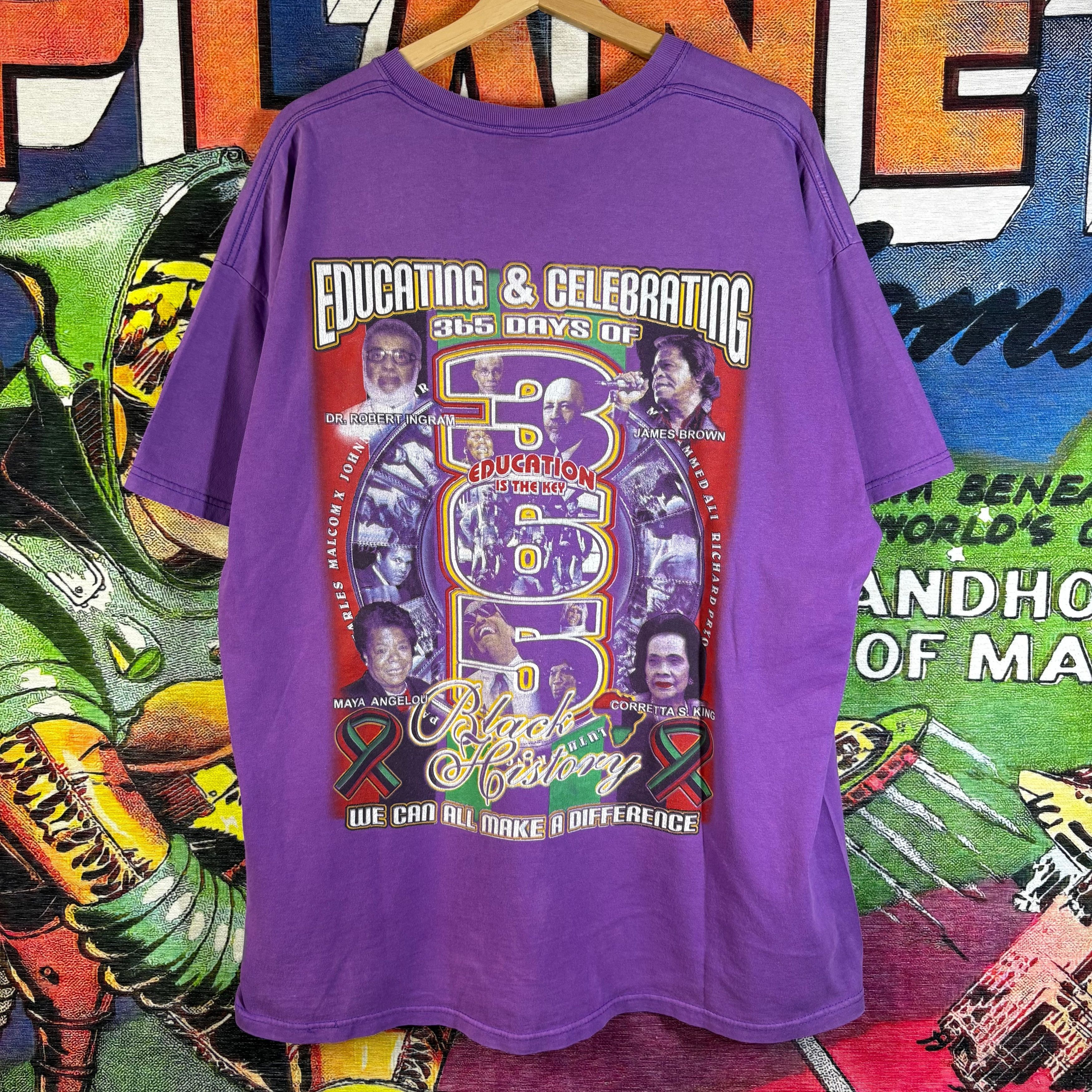 Vintage Y2K "Discover the History of African-American Heritage" Tee Size US XXL / EU 58 / 5 - 3 Thumbnail