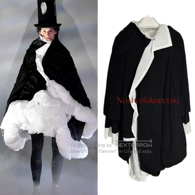 Comme des Garcons Comme Des Garcons Rare anime patchwork wool coat Size S / US 4 / IT 40 - 1 Thumbnail
