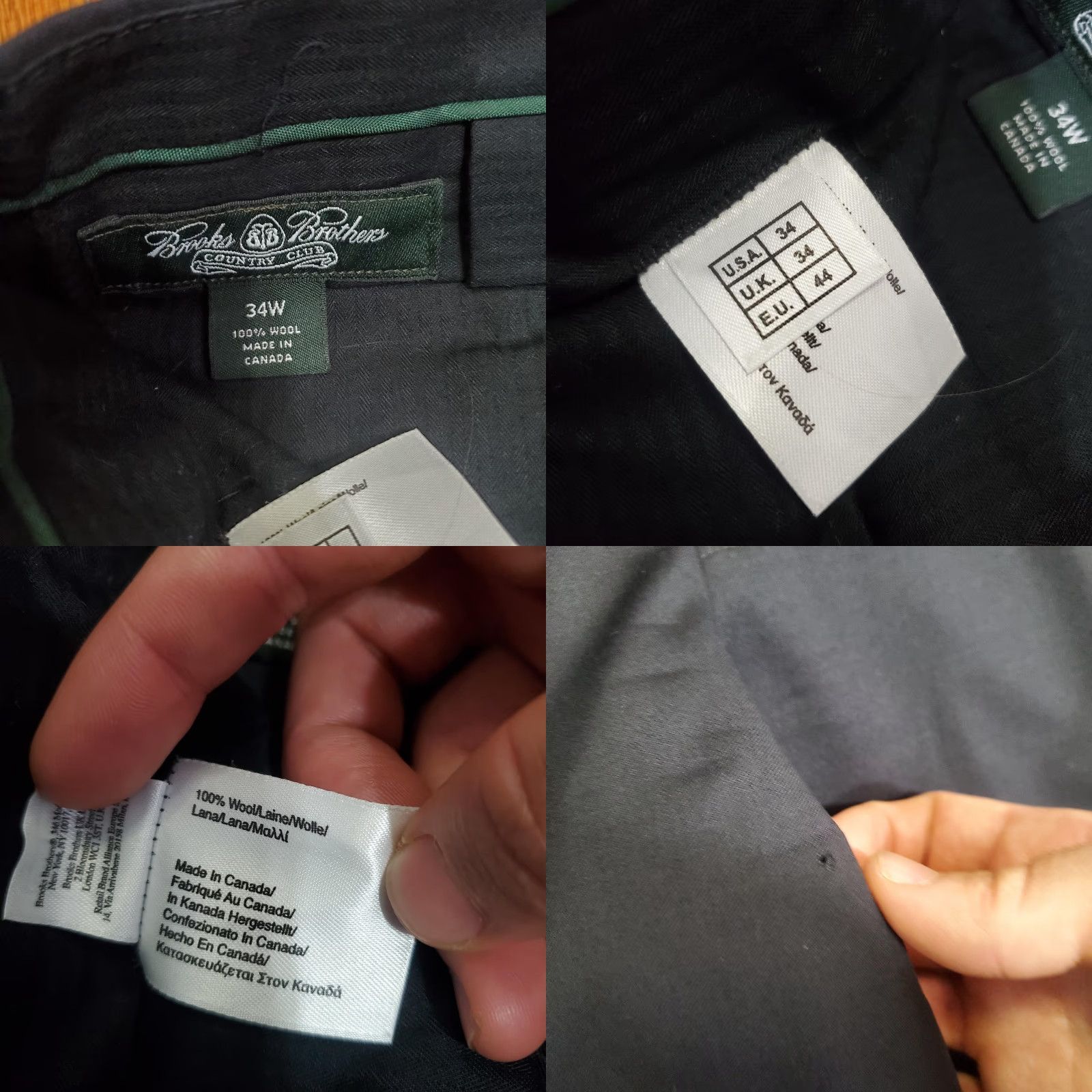 Brooks Brothers Brooks Brothers Country Club Dress Pants Mens 34x29 Navy Wool Pleated Cuffed Dress Pants Men 34 Navy Wool Pleated Cuffed Size US 34 / EU 50 - 8 Thumbnail