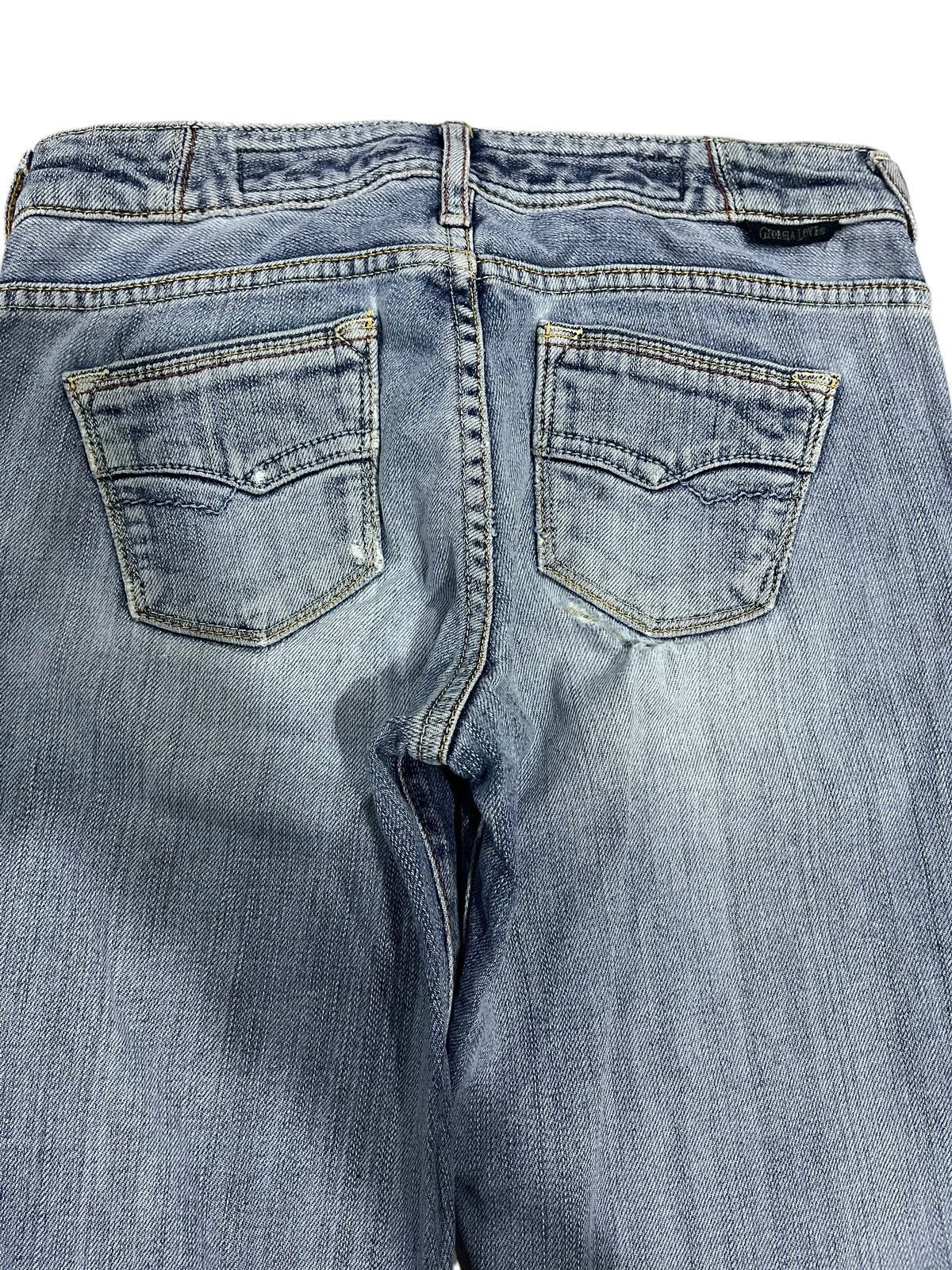 If Six Was Nine × Japanese Brand × Le Grande Bleu (L.G.B.) FLARE💥 JAPANESE BRAND WASHED BLUE JEANS Size 27" / US 4 / IT 40 - 8 Thumbnail