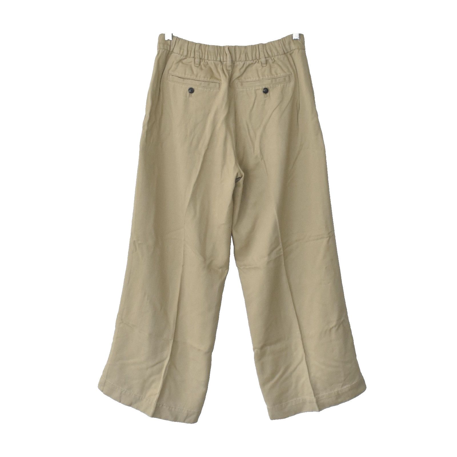 Everlane NWT EVERLANE Pleated Slash Pocket Wide Leg Tan Chino Pants 6 Size 28" / US 6 / IT 42 - 2 Thumbnail