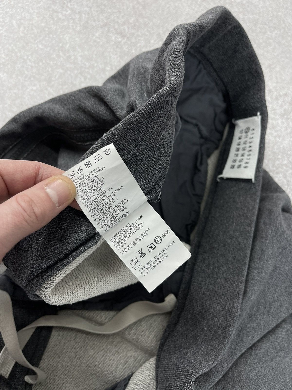 Maison Margiela Maison Martin Margiela Grey Cotton Pants Size M Size US 33 - 10 Thumbnail
