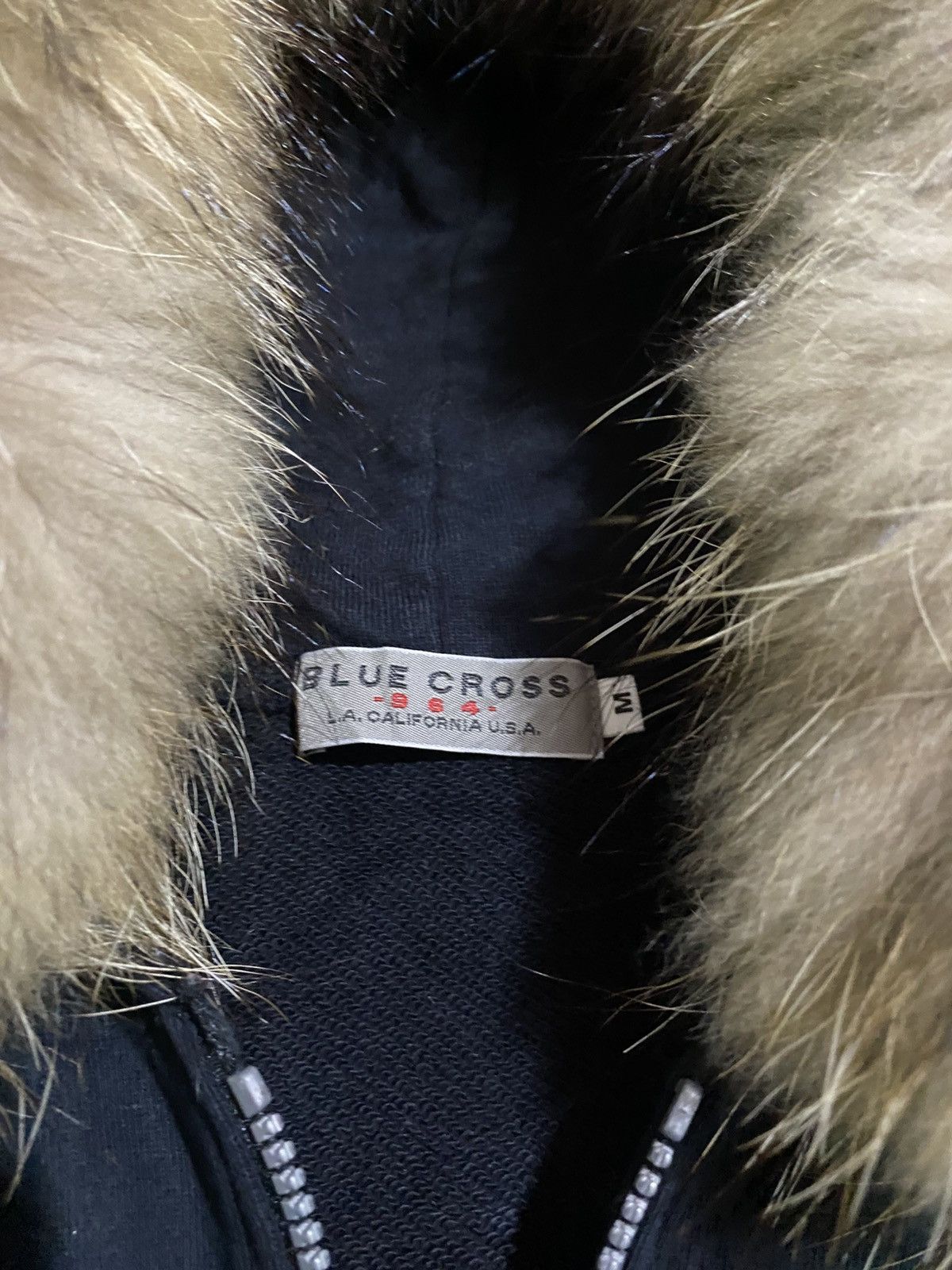 Japanese Brand BLUE CROSS SKULL FUR HOODIES Size M / US 6-8 / IT 42-44 - 7 Thumbnail