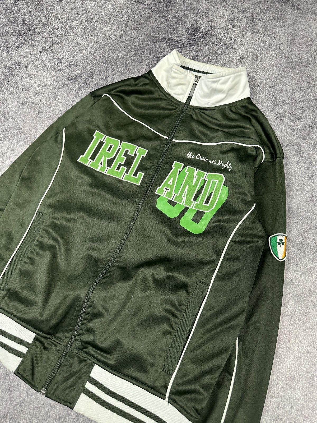 Vintage Y2K Ireland Logo Zip Up Jackets Streetwear Rare Casual VTg L Size US L / EU 52-54 / 3 - 2 Thumbnail