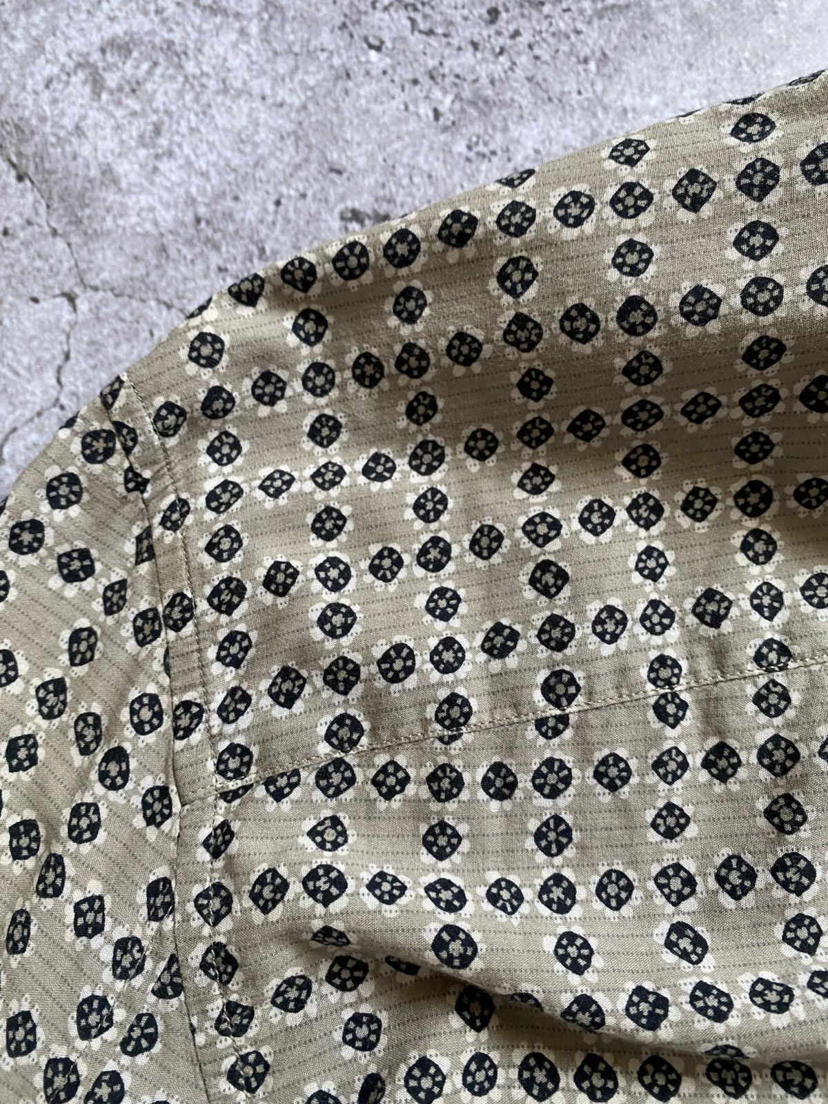 Allsaints × Designer AllSaints Dots Long Sleeve Button Shirt Size L Size US L / EU 52-54 / 3 - 13 Thumbnail