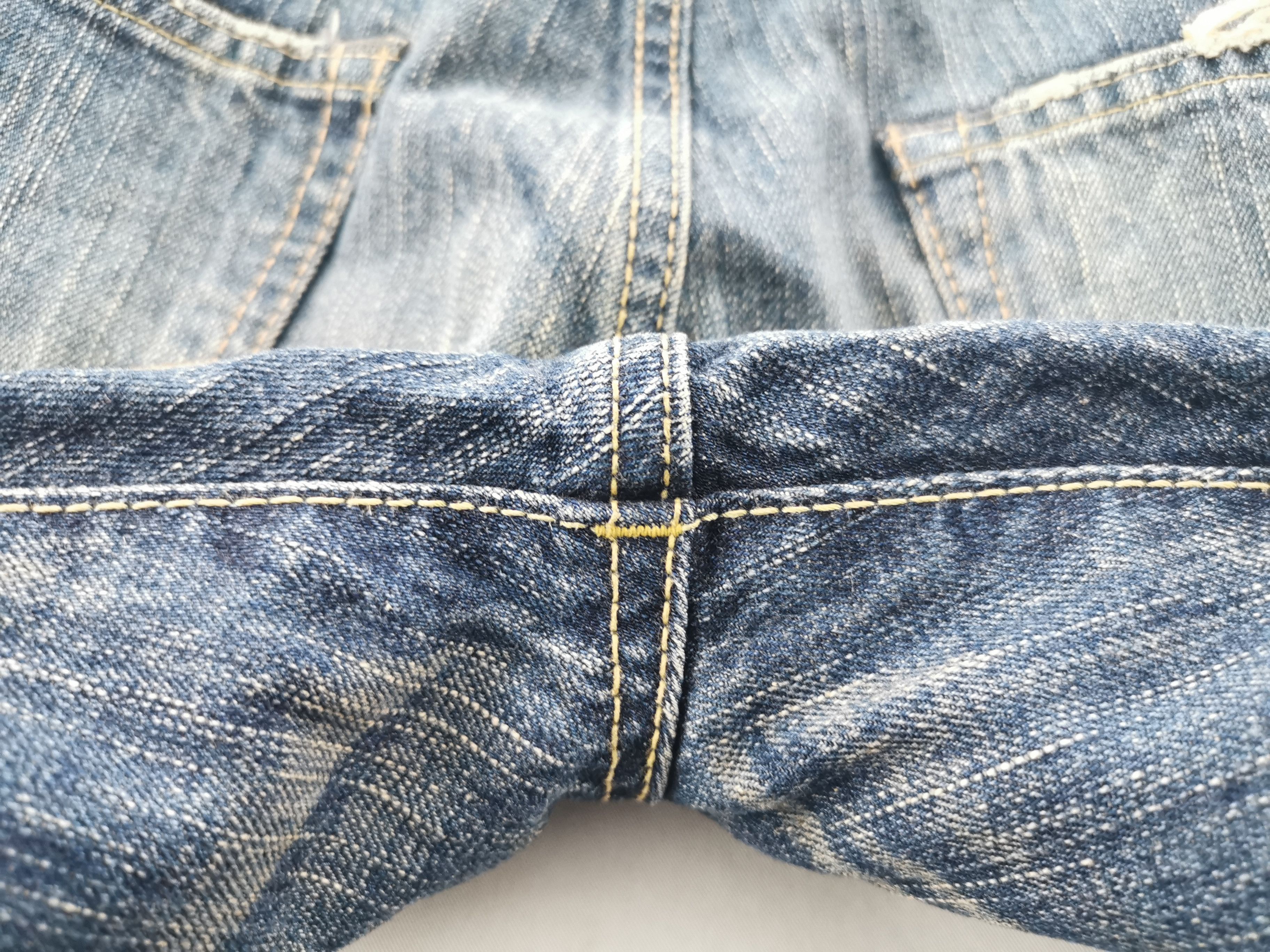 Edwin Distressed Vintage Edwin 505Z Selvedge Denim Made In Japan Size US 30 / EU 46 - 6 Thumbnail