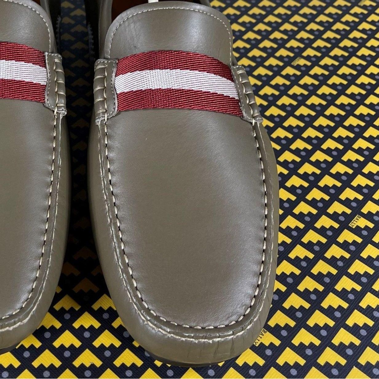 Bally Bally Waltec Caki Leather Drivers US 5.5 Size US 5.5 / EU 38 - 7 Thumbnail