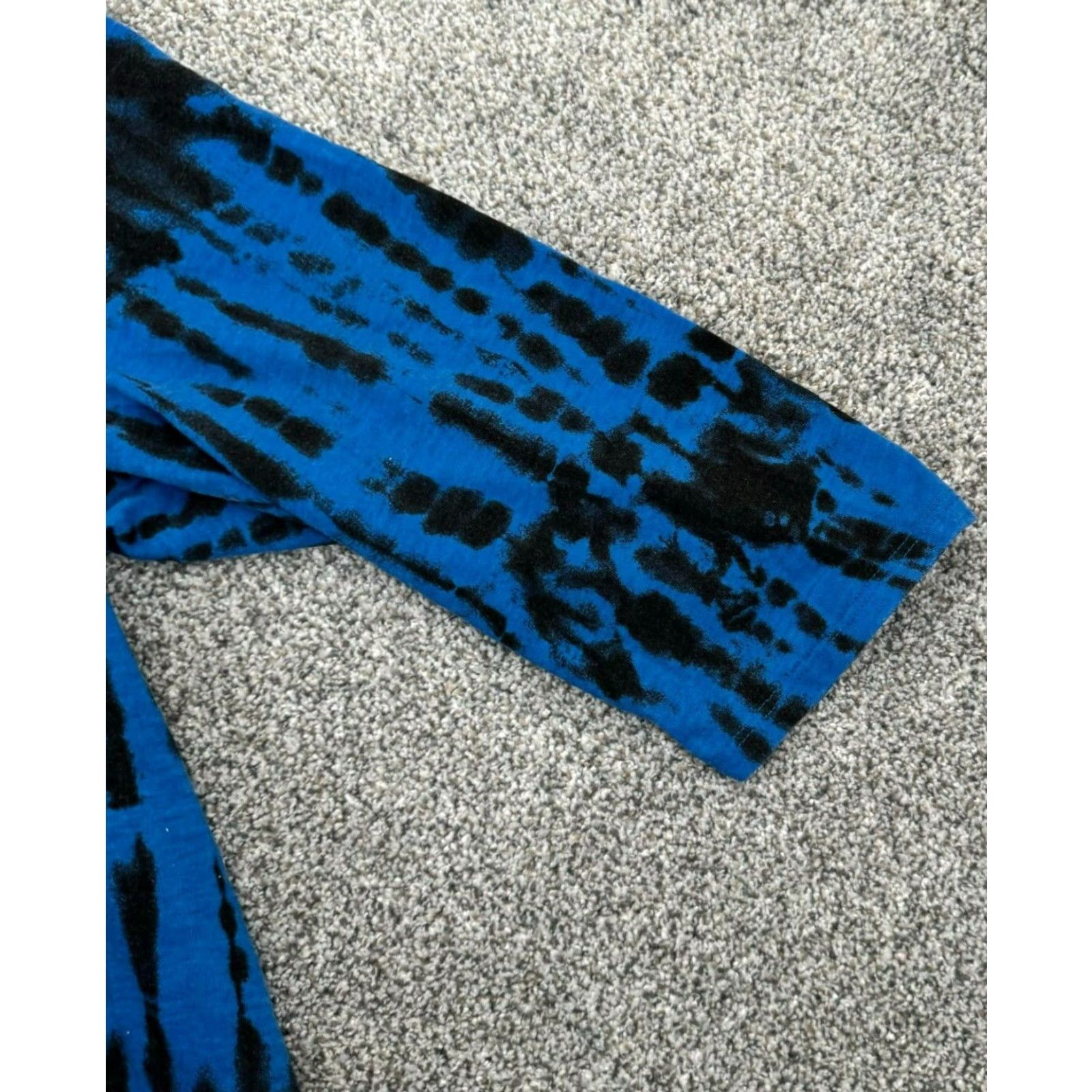 Vintage Woman Within Top Plus Sz 18/20 Tie Dye Boho Hippie 3/4 Sleeves Blouse Tunic Grunge Dark Blue Women Womens Womens? Size XXL / US 16-18 / IT 52-54 - 3 Thumbnail