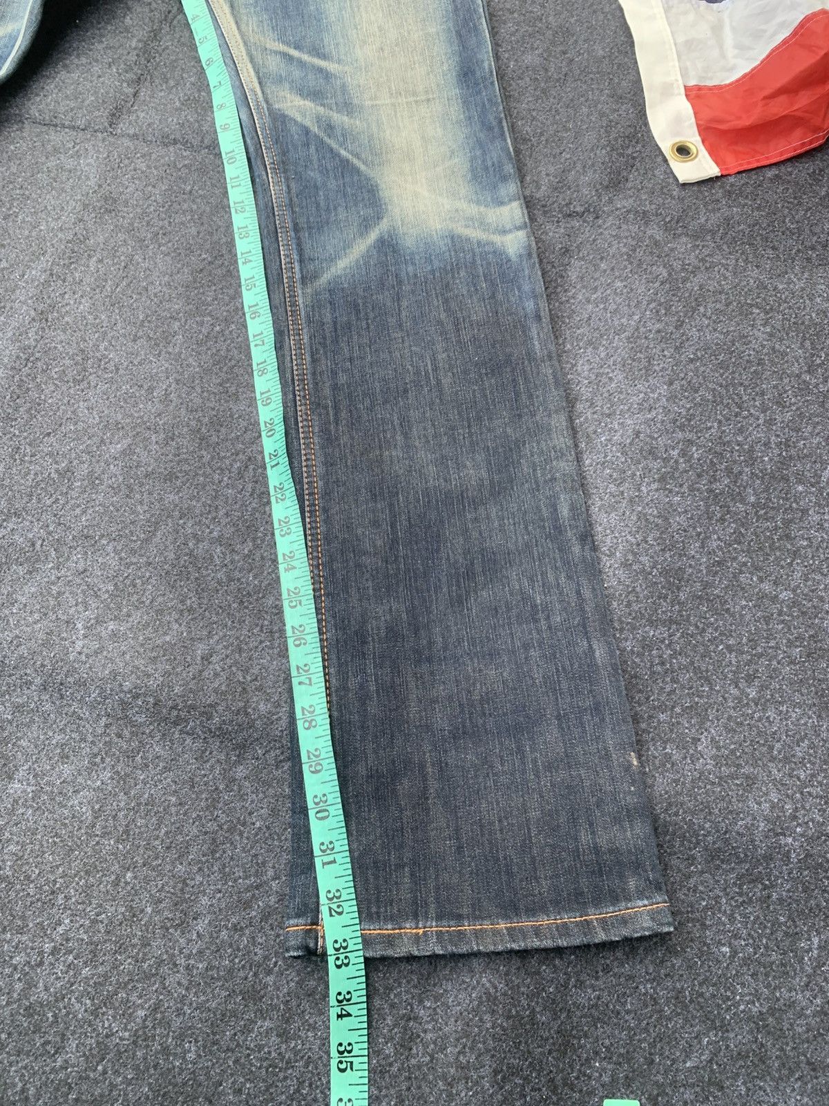 Edwin RARE 💥 Edwin EDGE WOLD FIRE jeans faded style. Size US 30 / EU 46 - 4 Thumbnail