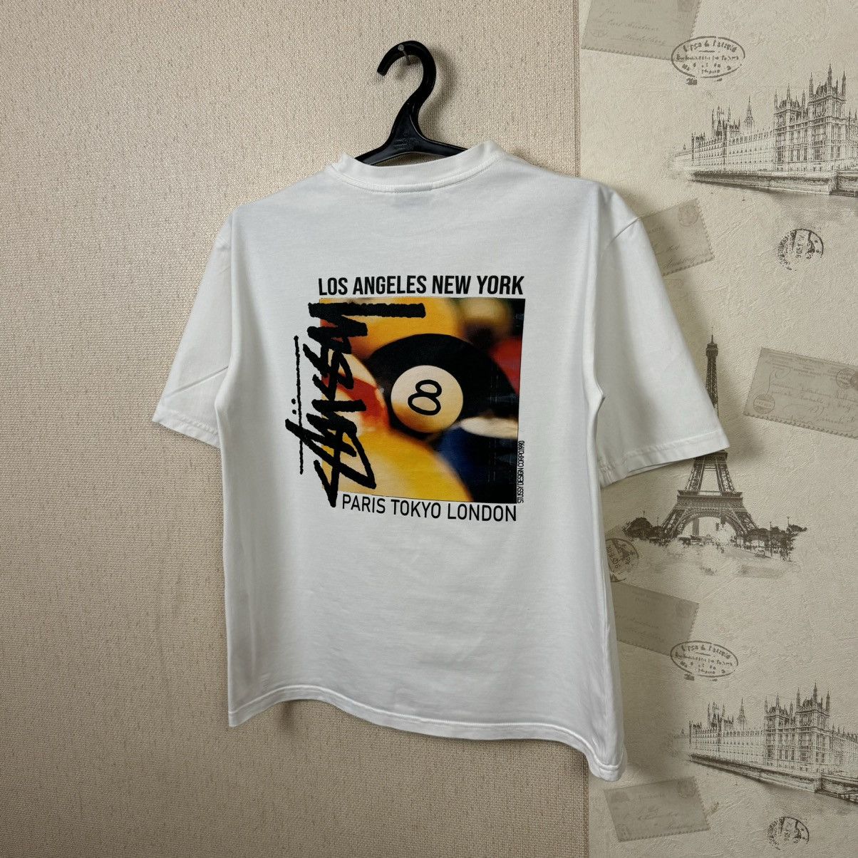 Stussy Stussy T shirt Billards Men L White Streetwear Y2K Rap Size US L / EU 52-54 / 3 - 5 Thumbnail