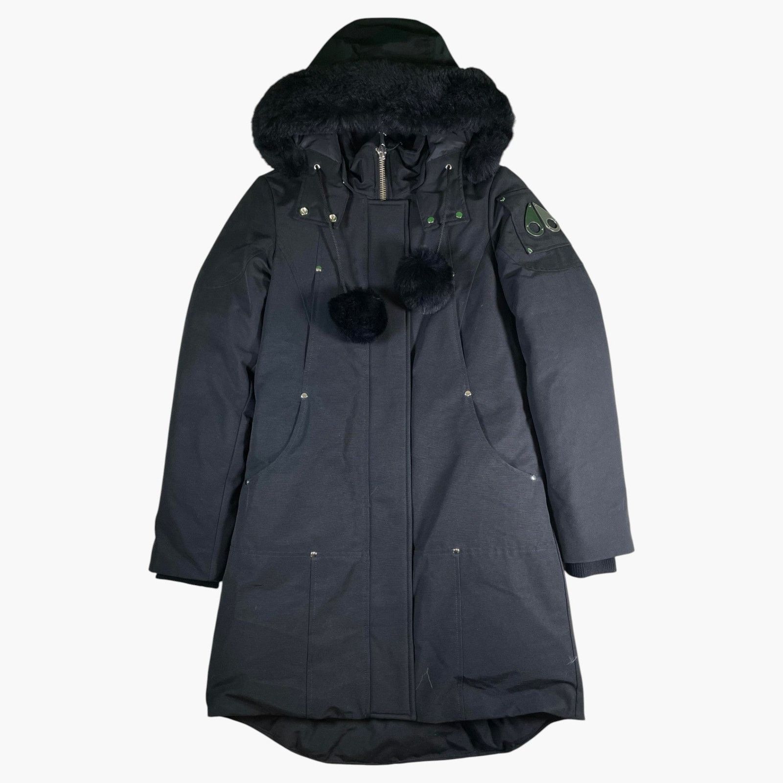 Moose Knuckles Moose Knuckles Parka Black & Black Fur Puffer Jacket Size US S / EU 44-46 / 1 - 1 Thumbnail