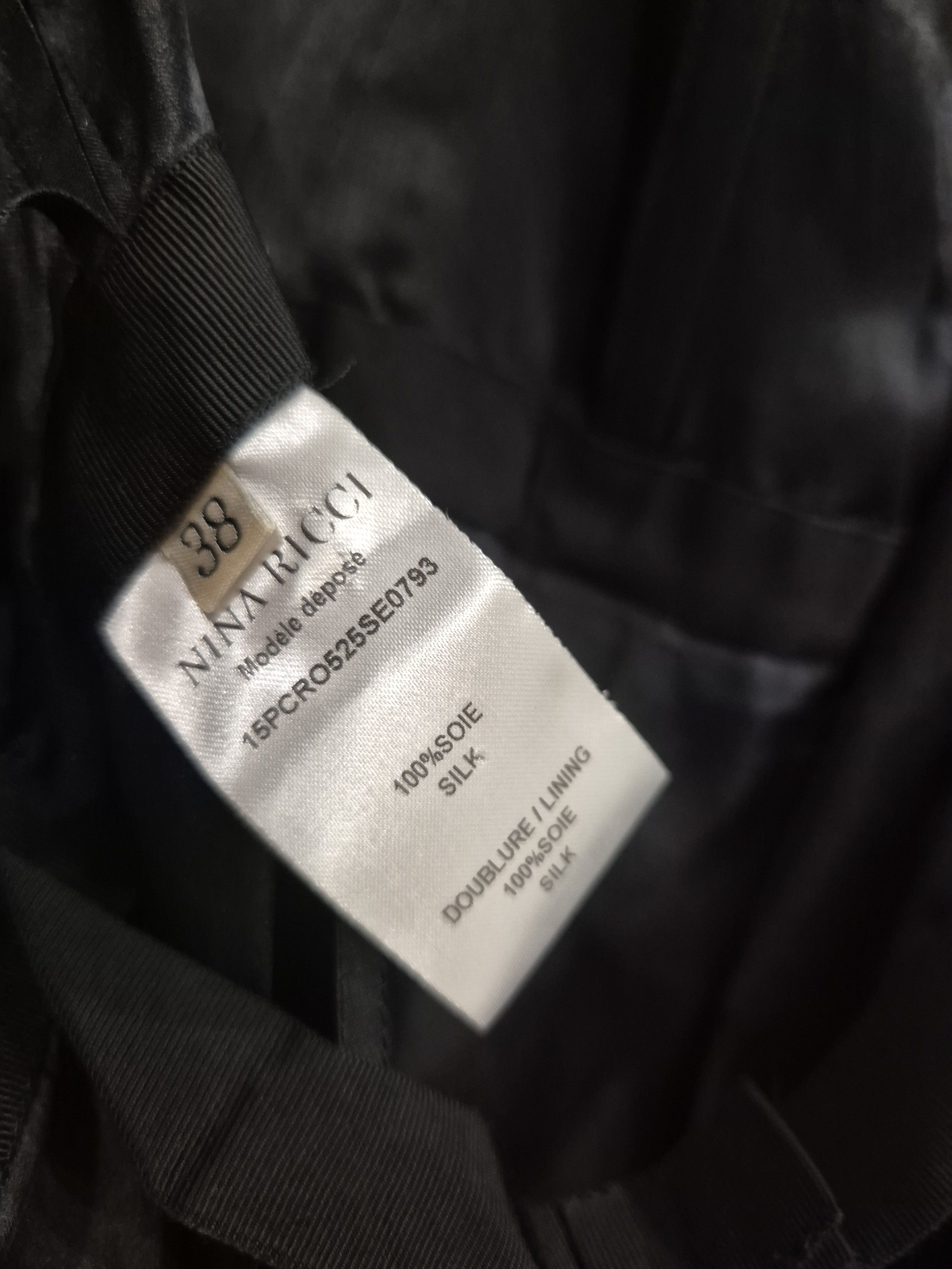 Nina Ricci NINA RICCI Runway Resort 2015 Silk Chiffon Strapless Dress Size M / US 6-8 / IT 42-44 - 11 Thumbnail