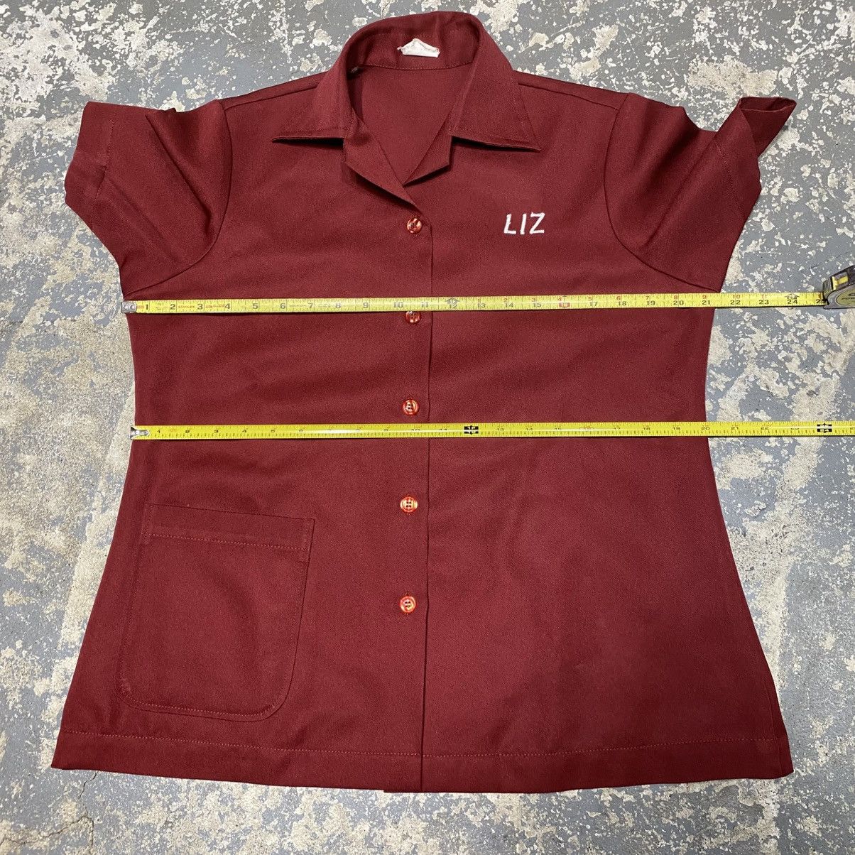 Vintage Vintage 1970s Bionic Arms Beer USAF Germany Bowling Shirt Size S / US 4 / IT 40 - 9 Thumbnail