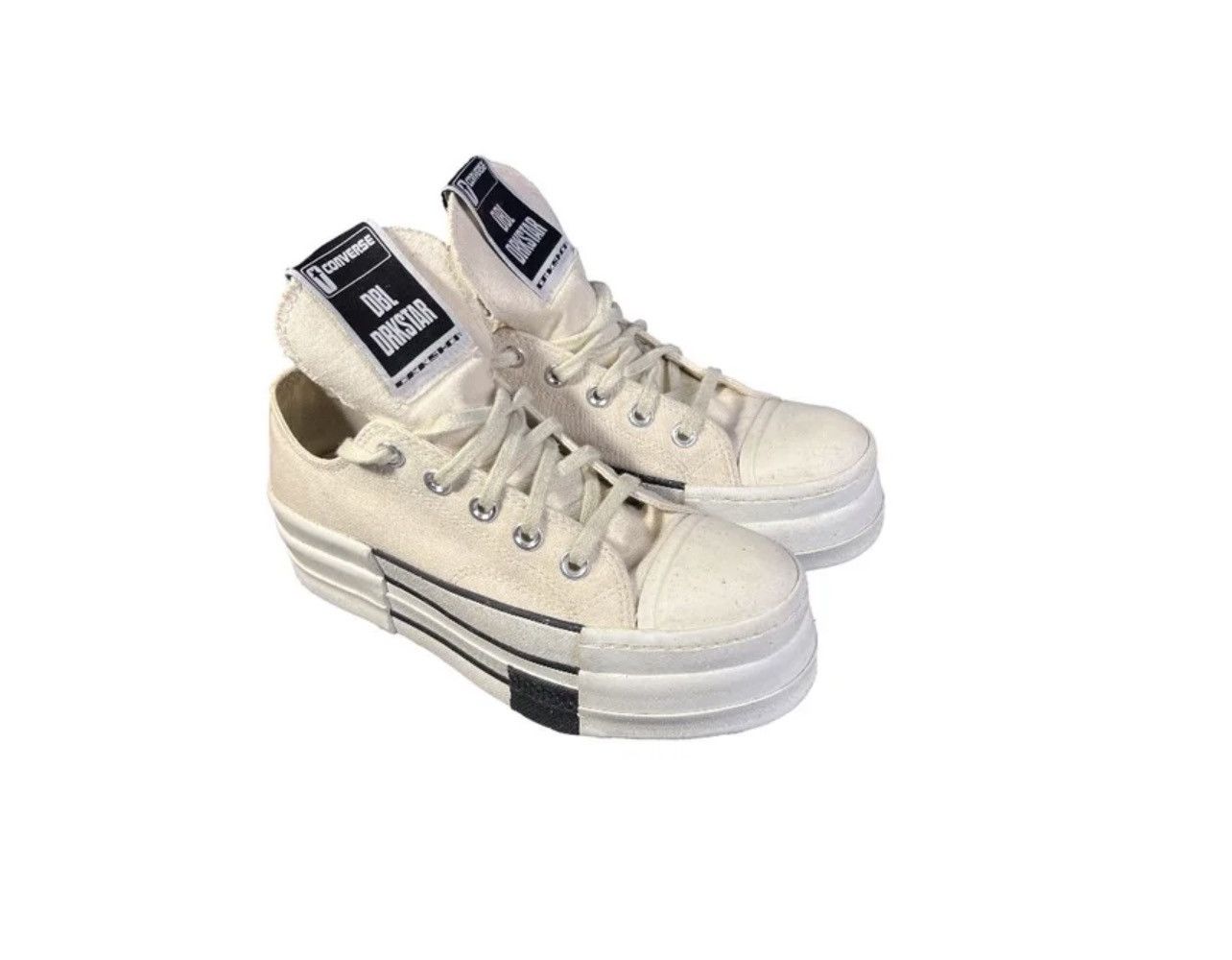 Rick Owens Rick Owens DRKSHDW DBL Drkstar off-white Unisex US 4. Size US 6.5 / IT 36.5 - 4 Thumbnail