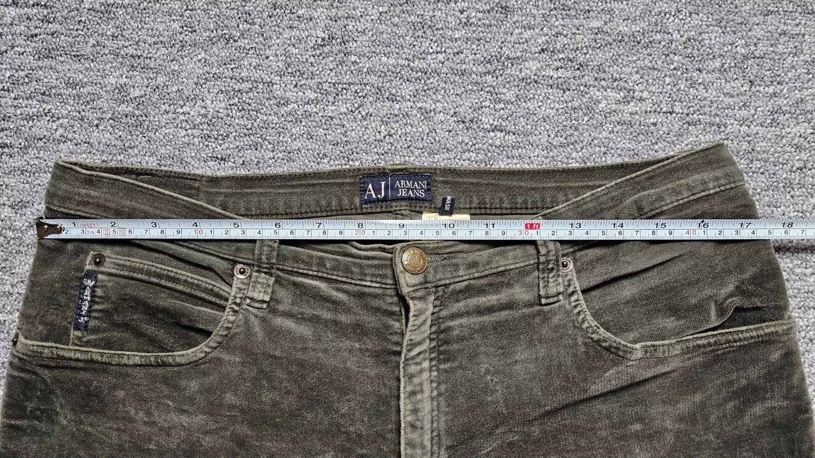 Armani Vintage Armani Corduroy Jeans L Comfort Fit Made in ITALY Size US 32 / EU 48 - 14 Thumbnail