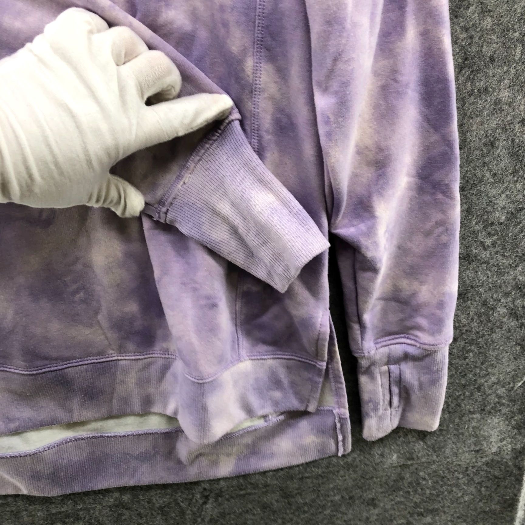 Vintage Earth Yoga Sweatshirt Women's S Purple Tie Dye Crewneck Pullover Lightweight Fleece Activewear Size S / US 4 / IT 40 - 6 Thumbnail
