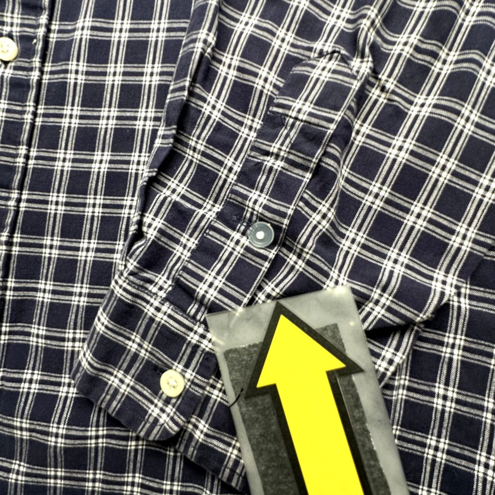 Ralph Lauren Ralph Lauren Moore Plaid Button-Down Long Sleeve Shirt Mens XL Navy White Size US XL / EU 56 / 4 - 7 Thumbnail