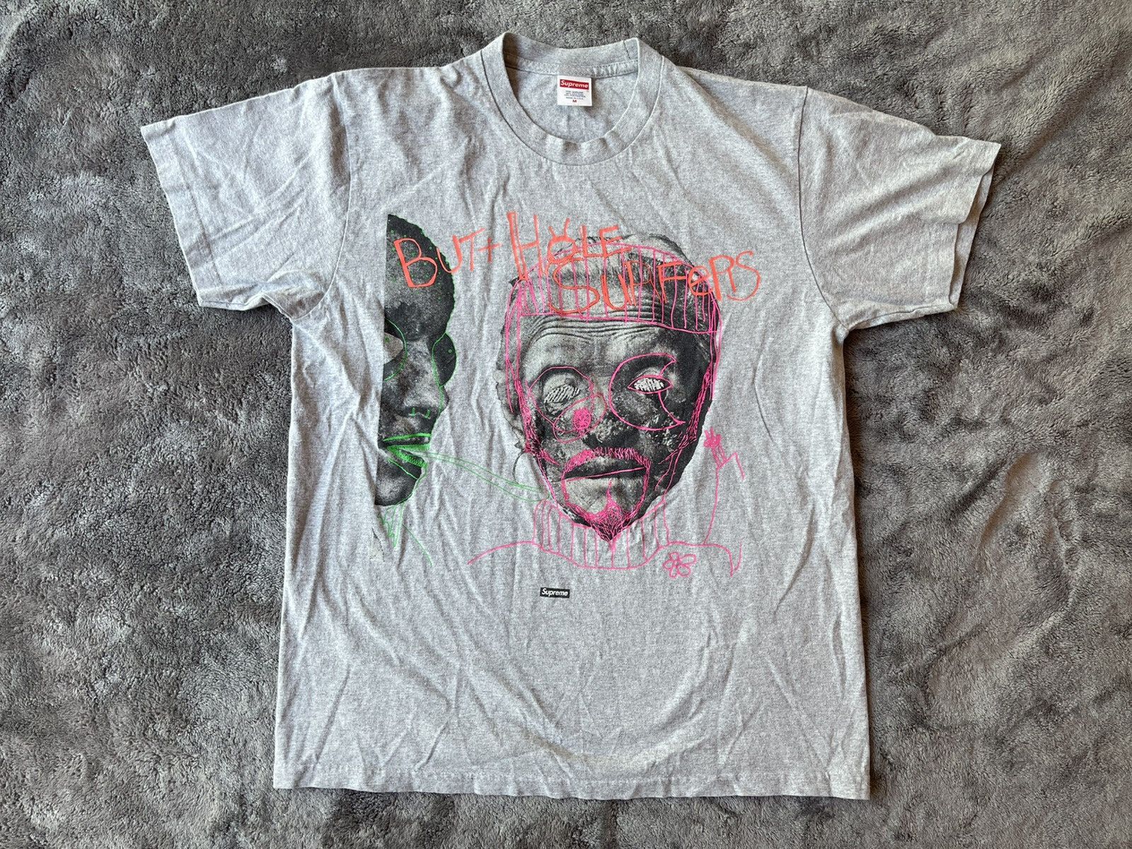 Supreme Supreme Butthole Surfers Psychic Tee Grey Size US M / EU 48-50 / 2 - 1 Thumbnail