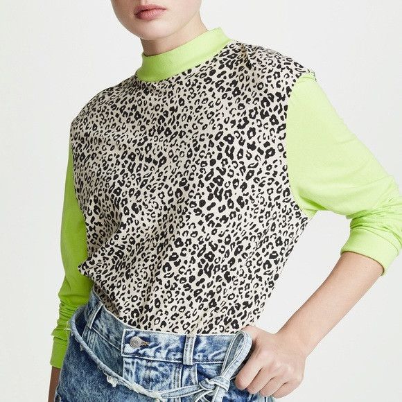 Sandy Liang Lewis leopard top Size L / US 10 / IT 46 - 13 Thumbnail