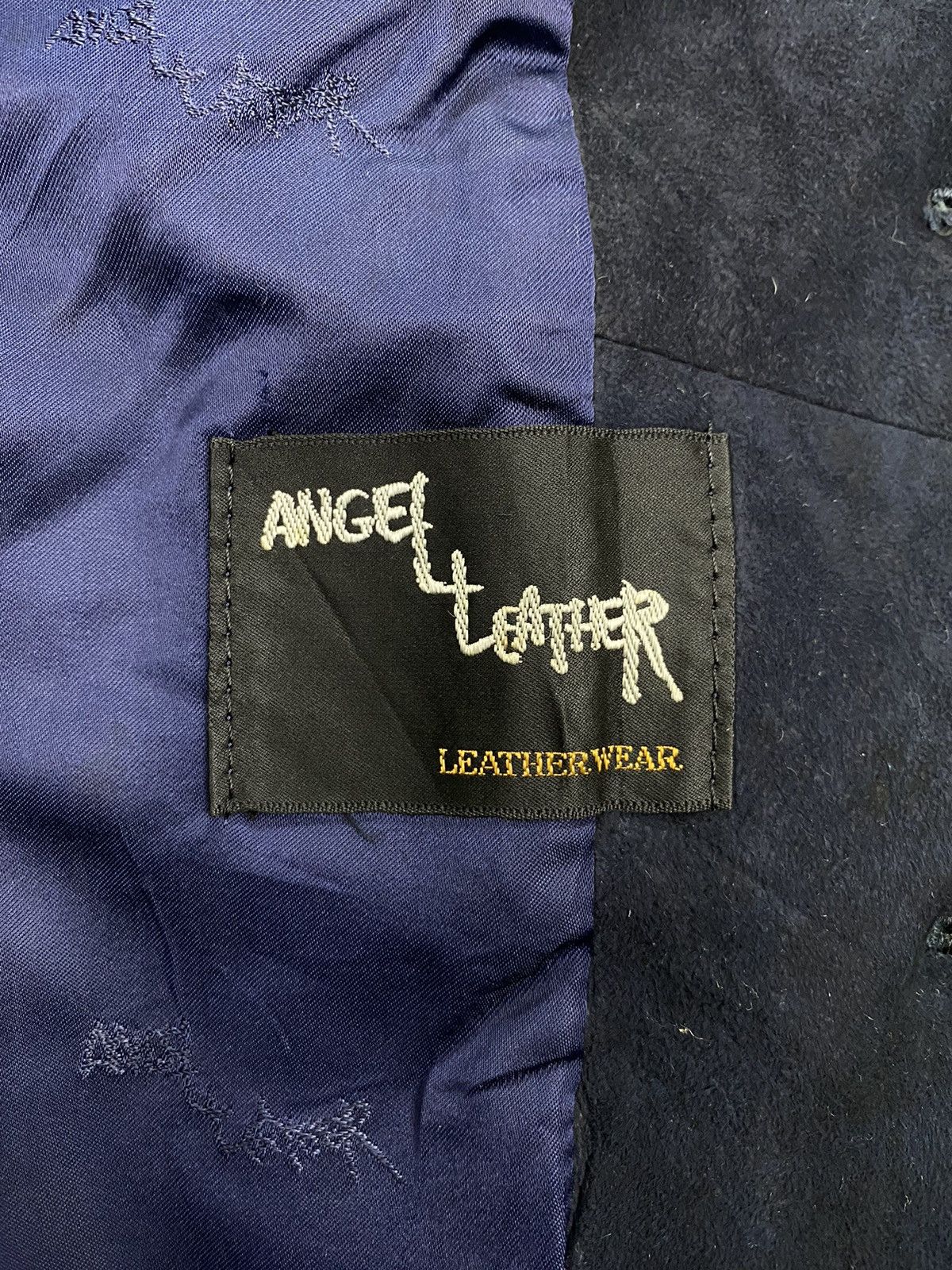 Japanese Brand × Vintage Vintage Angel Leather Dirty Suede Leather Jacket Size US S / EU 44-46 / 1 - 8 Thumbnail