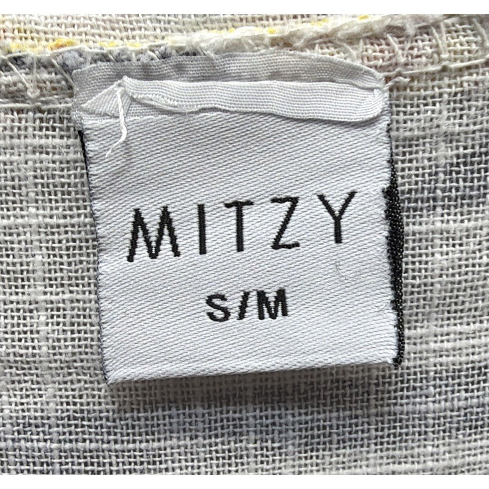 Other Mitzy White Multi Oversized Artsy Tropical Blouse Women's S Size S / US 4 / IT 40 - 3 Thumbnail
