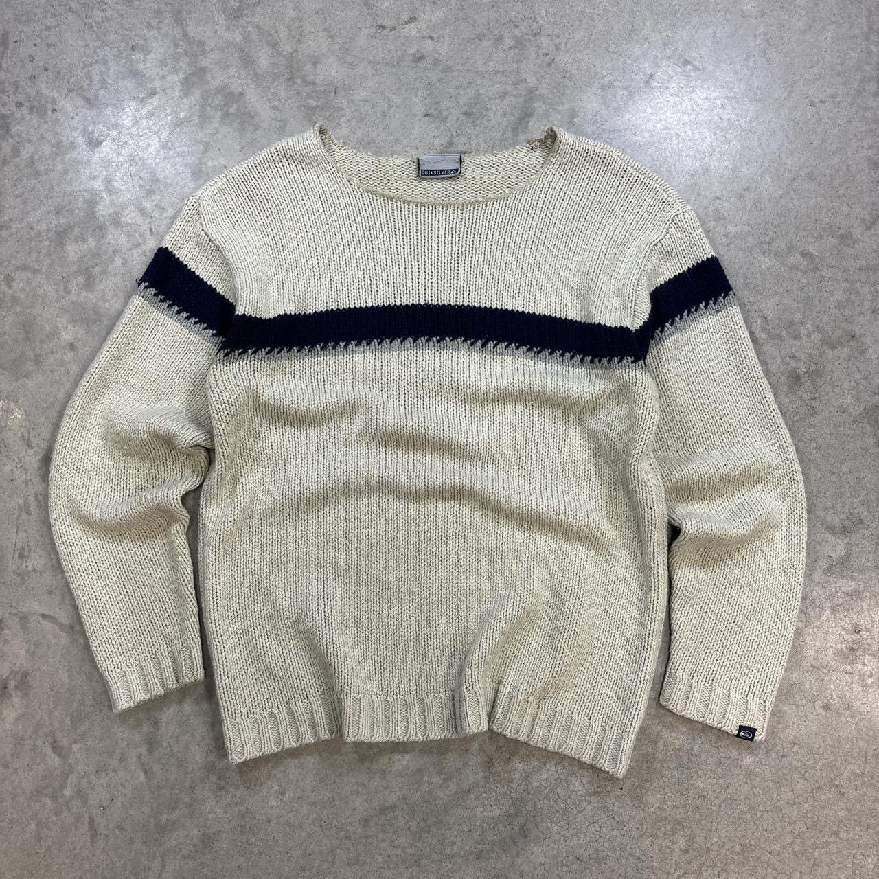Other Vintage 90s Quiksilver Knit Essential Sweater Size US L / EU 52-54 / 3 - 1 Thumbnail