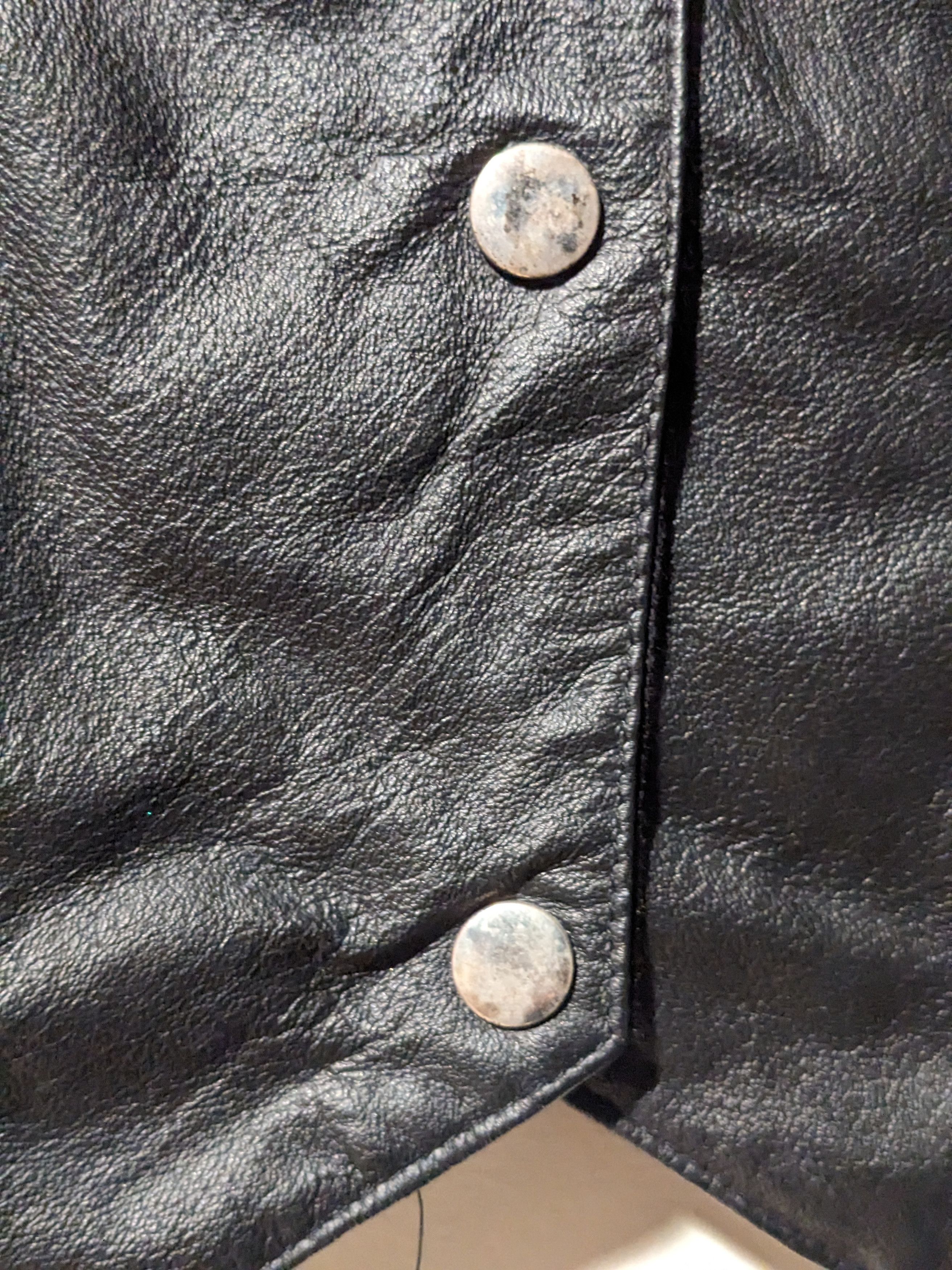 Harley Davidson Vintage Y2K Harley Davidson Chest Logo Womans Leather Vest Size XL / US 12-14 / IT 48-50 - 6 Thumbnail