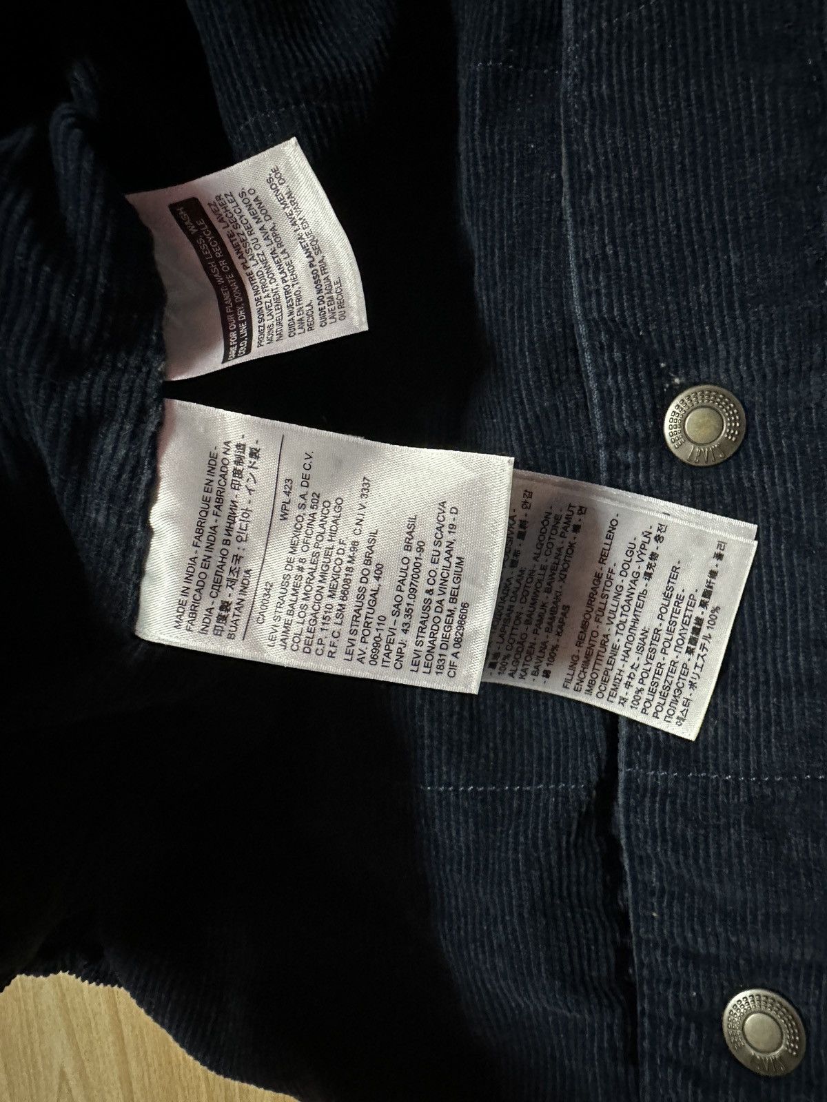 Levi's 🔥Levi’s Reversible Corduroy Vest Size US M / EU 48-50 / 2 - 18 Thumbnail