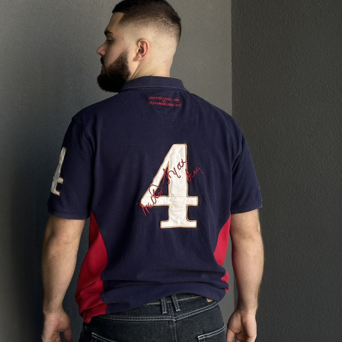 Designer × Vintage Vintage Elephant Polo Tournament T-shirts Joules Y2K 00s Size US L / EU 52-54 / 3 - 2 Thumbnail