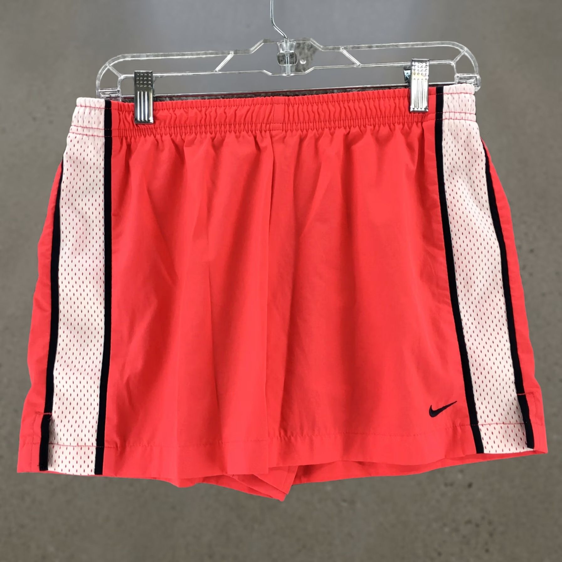 Nike Nike Athletic Shorts Womens Small Orange Polyester Elastic Waist Mid Rise Size 28" / US 6 / IT 42 - 1 Thumbnail